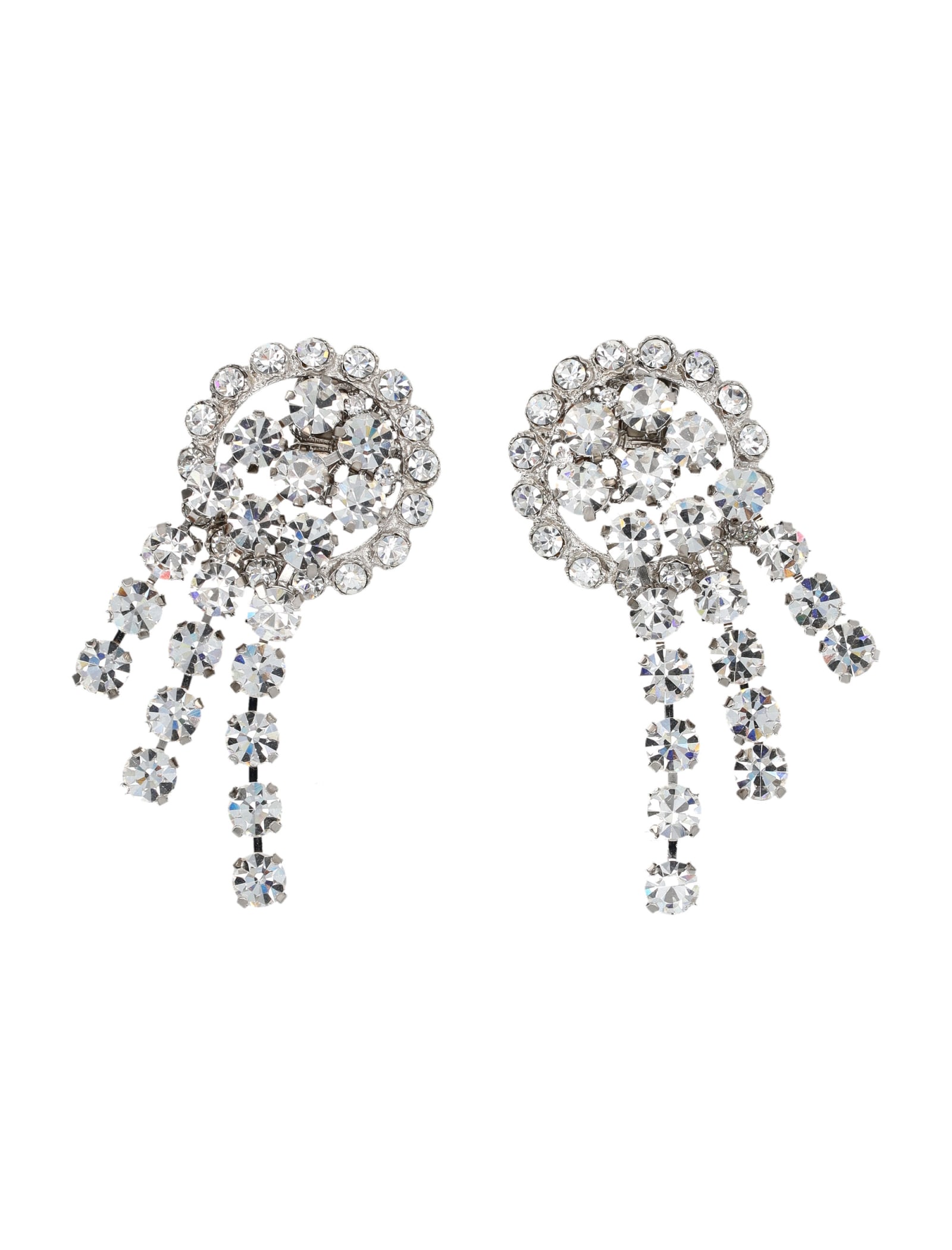 Crystal-cascade Earrings