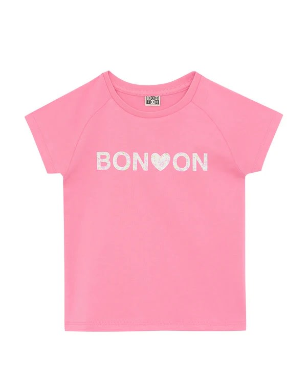 Shop Bonton T-shirt Con Stampa In Pink