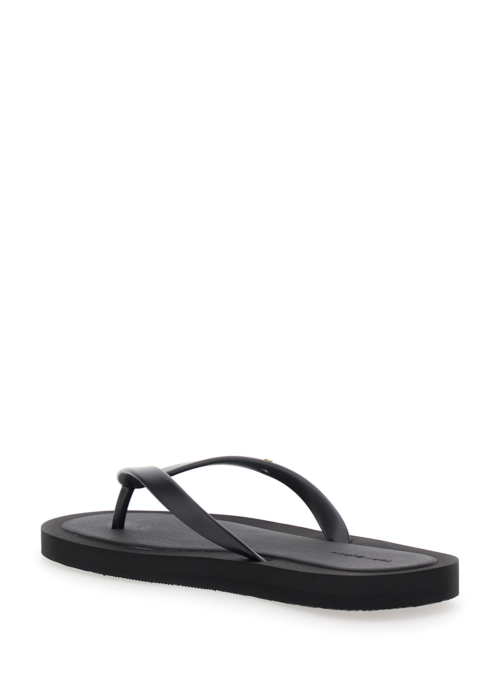 Shop Tory Burch Slate Rubber Kira Thong Slippers