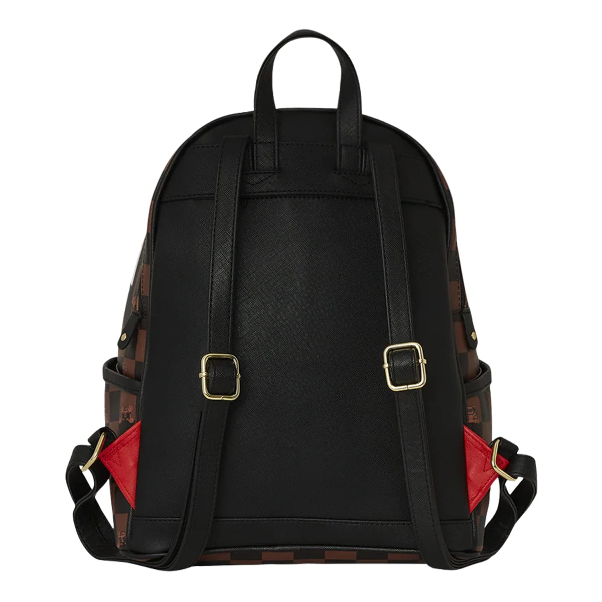 Sprayground Peeking Character Check Backpack In Brown