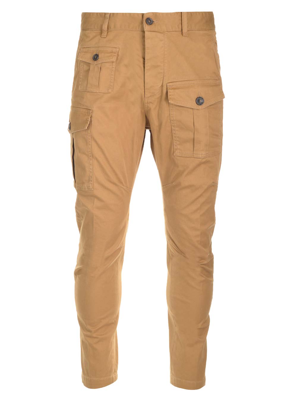 Dsquared2 Tobacco Sexy Cargo Trousers In Brown