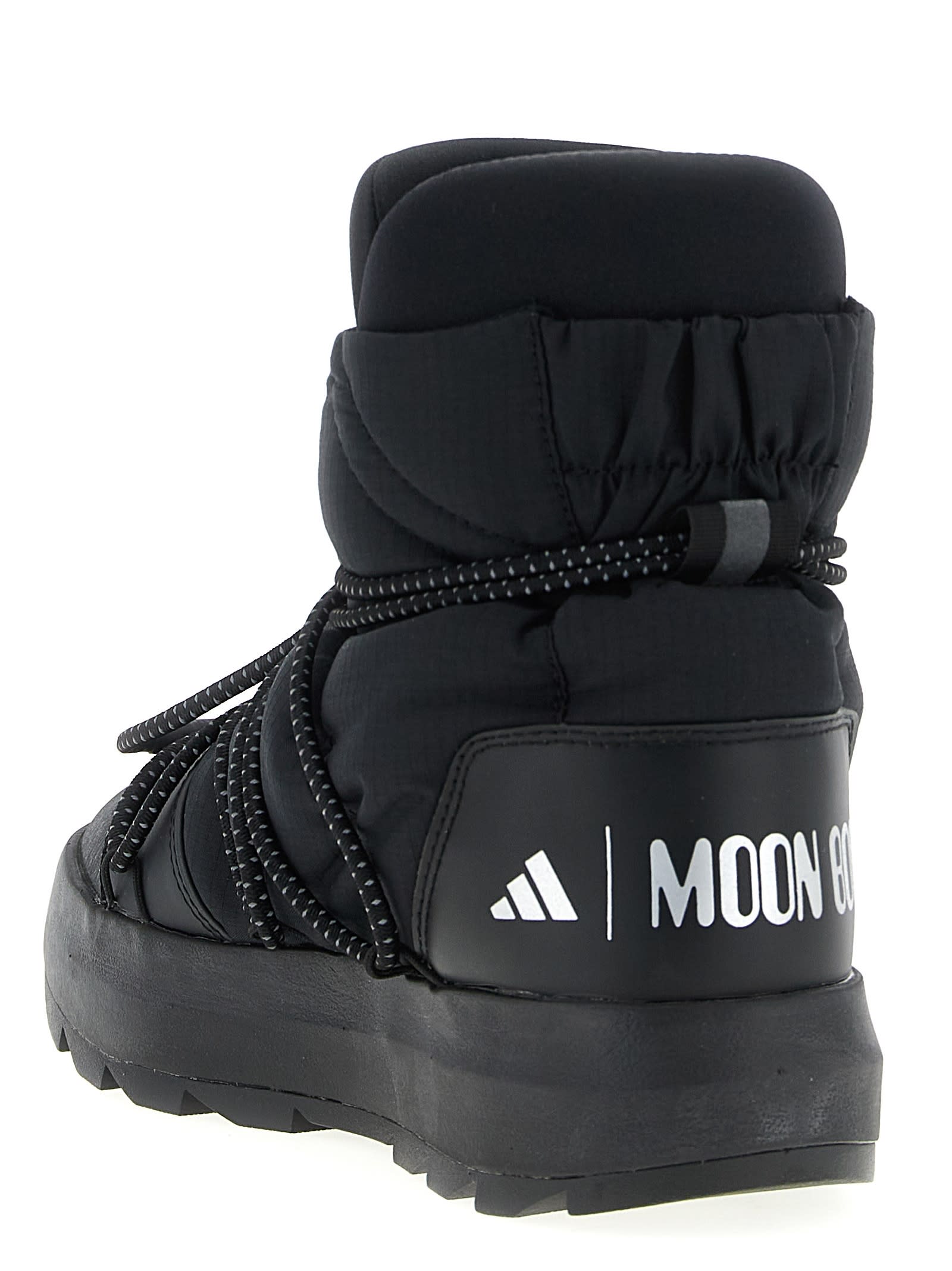 Adidas Originals Ace Adidas X Moonboot Ankle Boots In Black
