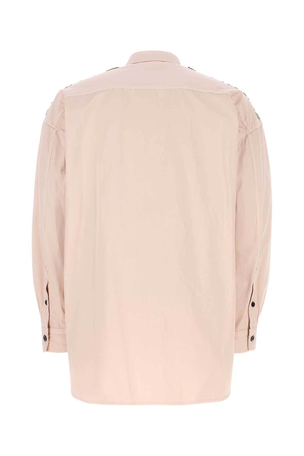 Sacai Light Pink Cotton Oversize Shirt In 789