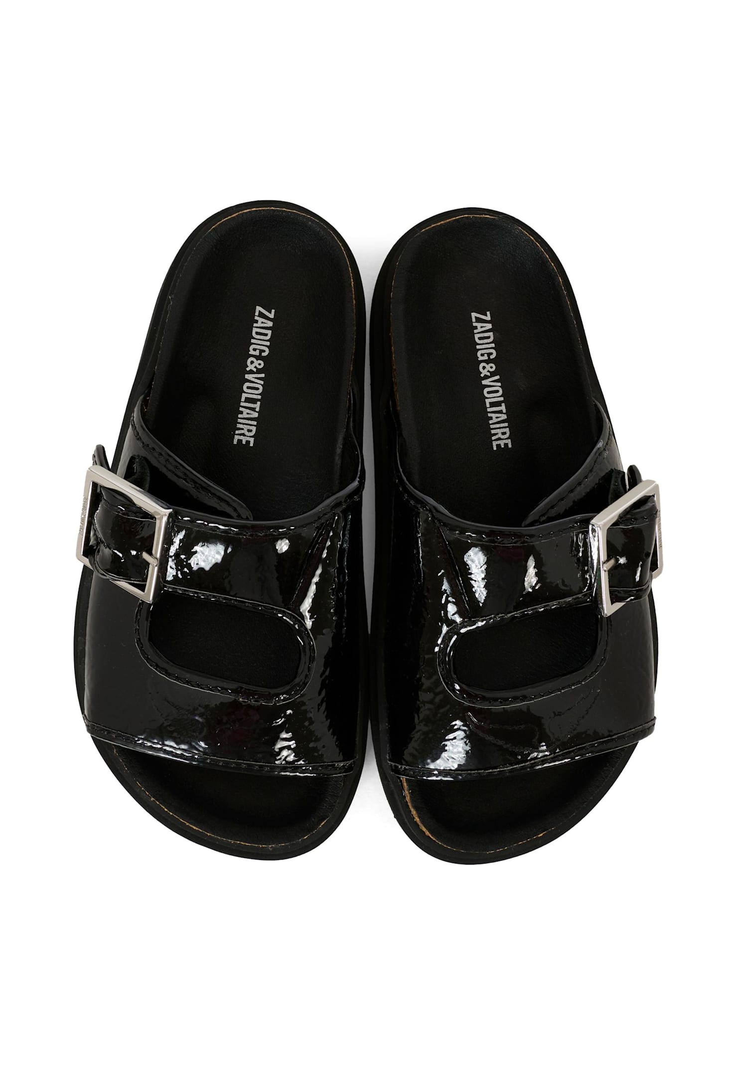 Zadig & Voltaire Black Slippers For Girl In Black