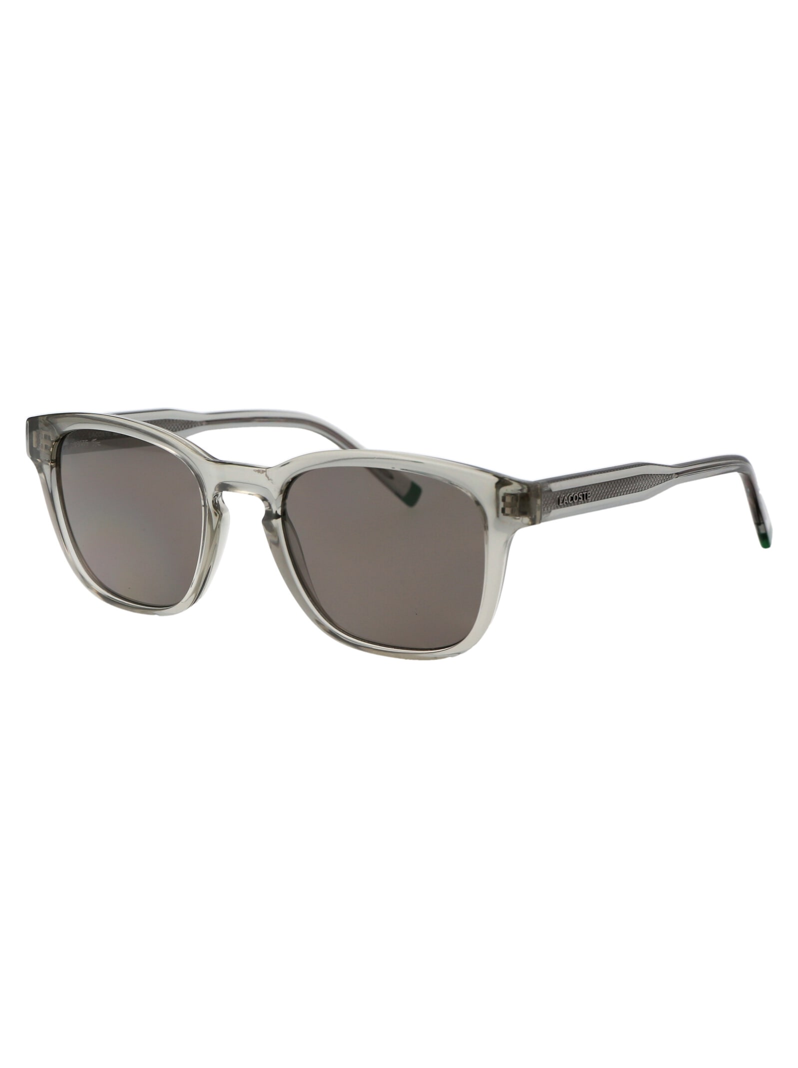 Shop Lacoste L6026s Sunglasses In 038 Light Grey