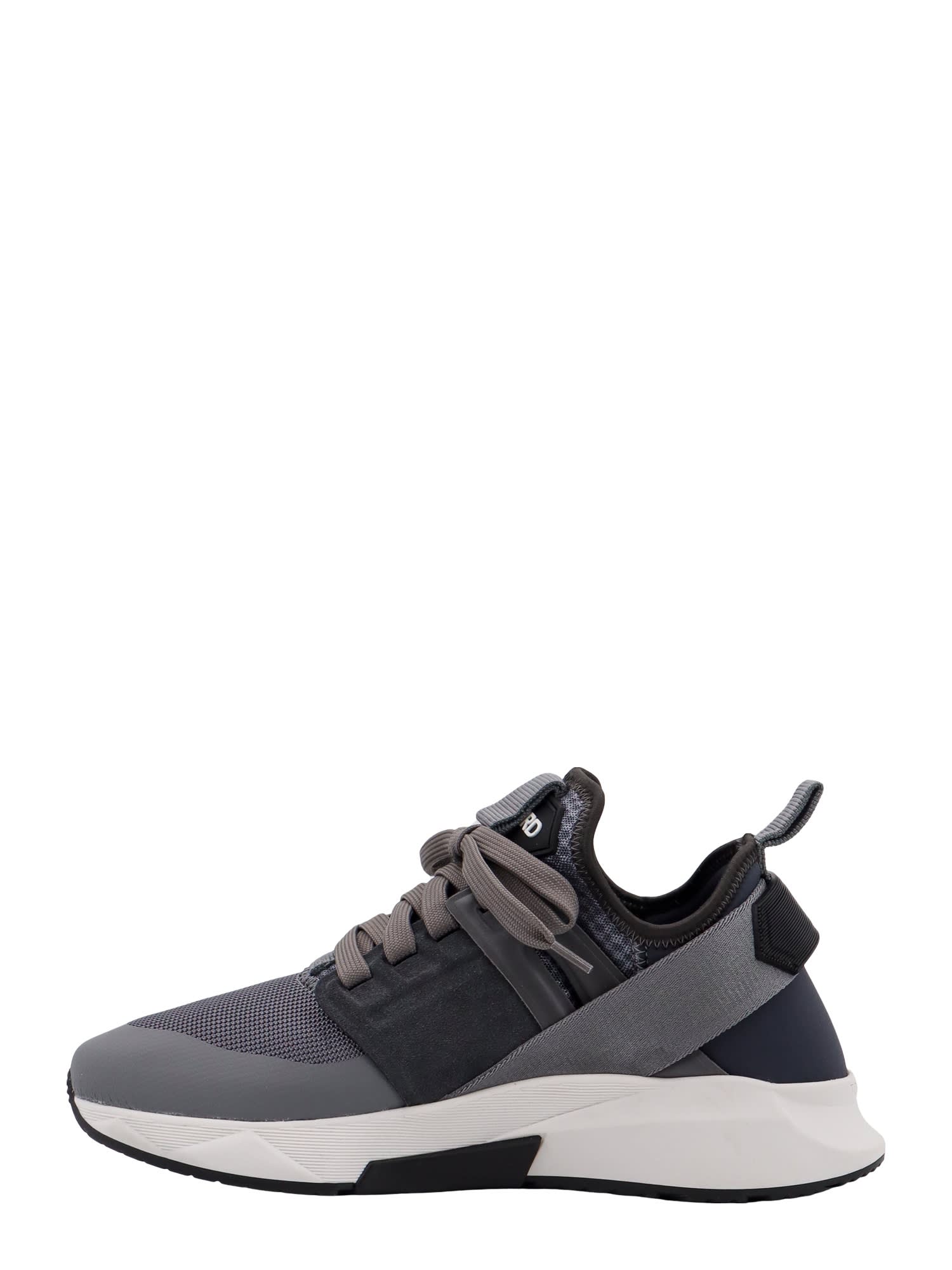 Shop Tom Ford Jago Sneakers In Grey