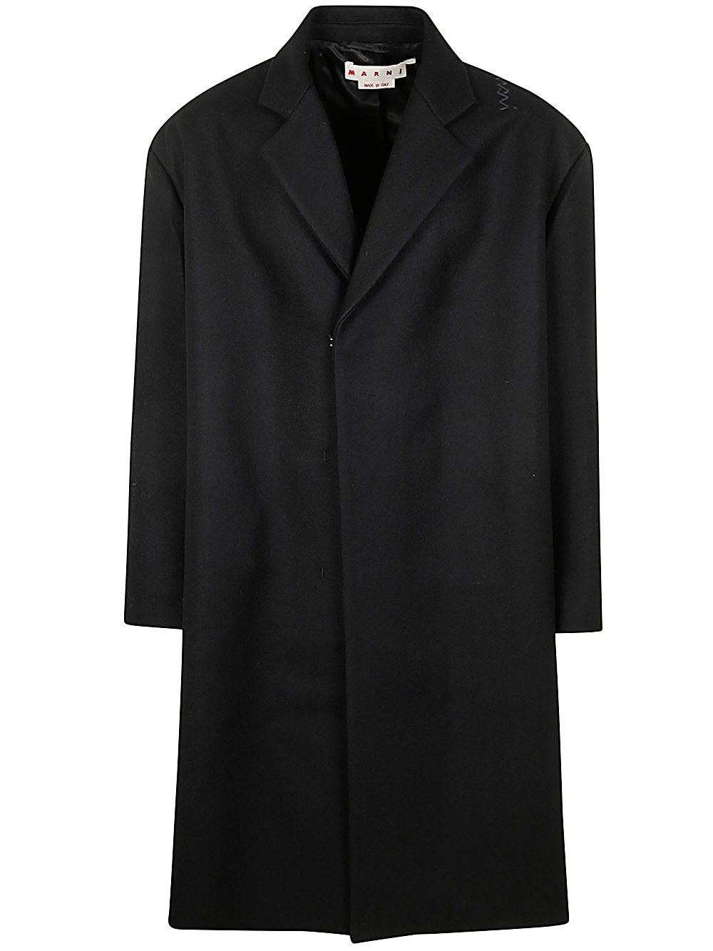 Shop Marni Man Coat In Black