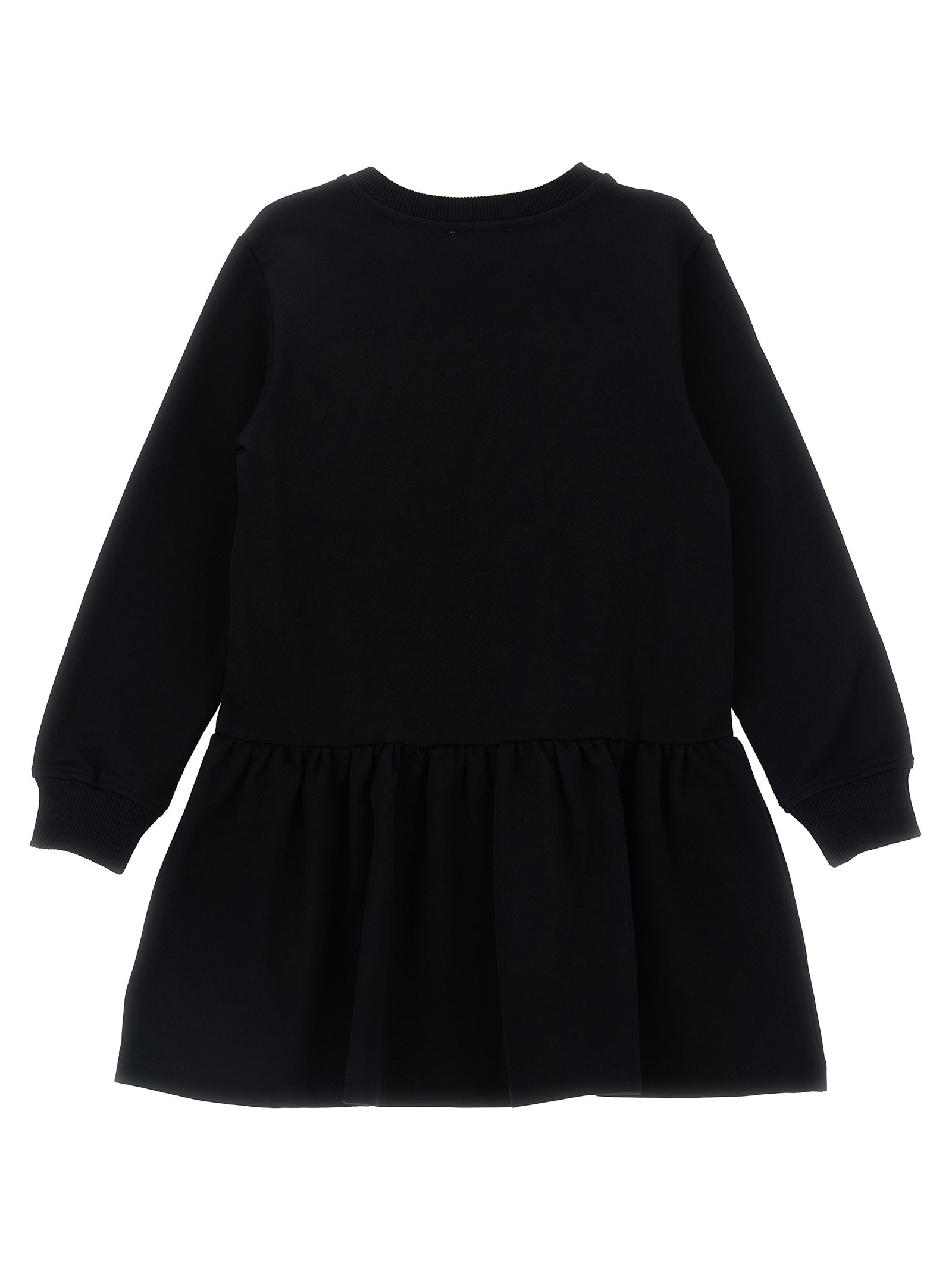 Moschino Cotton Dress In Black