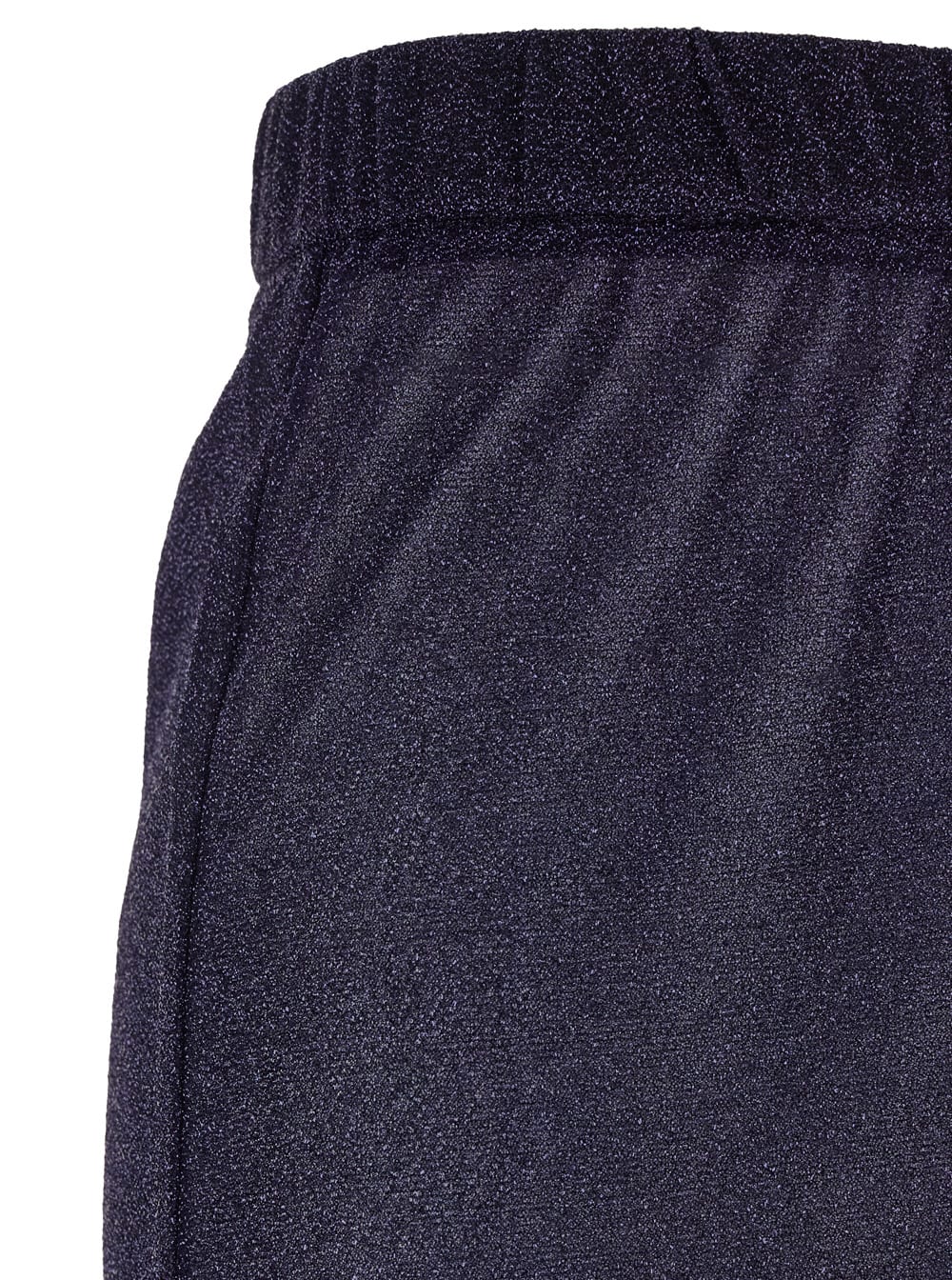 OSEREE LUMIERE BLUE PANTS WITH ELASTIC WAIST IN TECH FABRIC WOMAN
