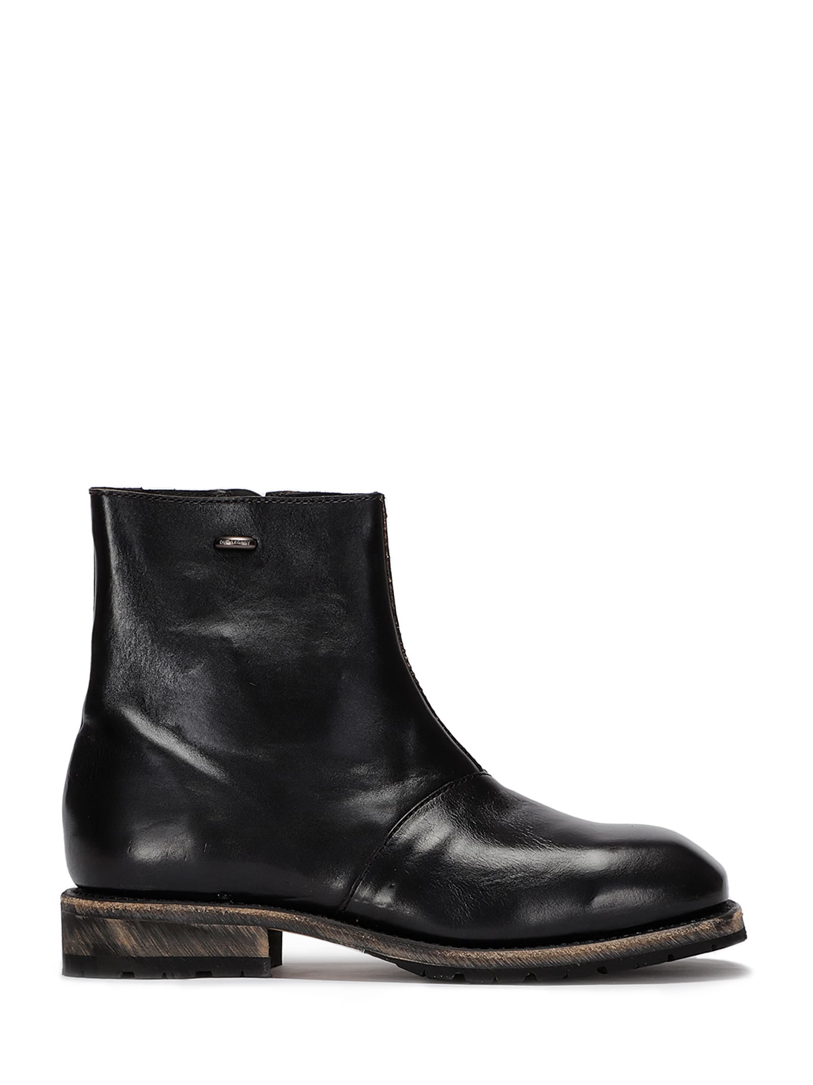 Shop Our Legacy Engine Boot In Deep Black Leather