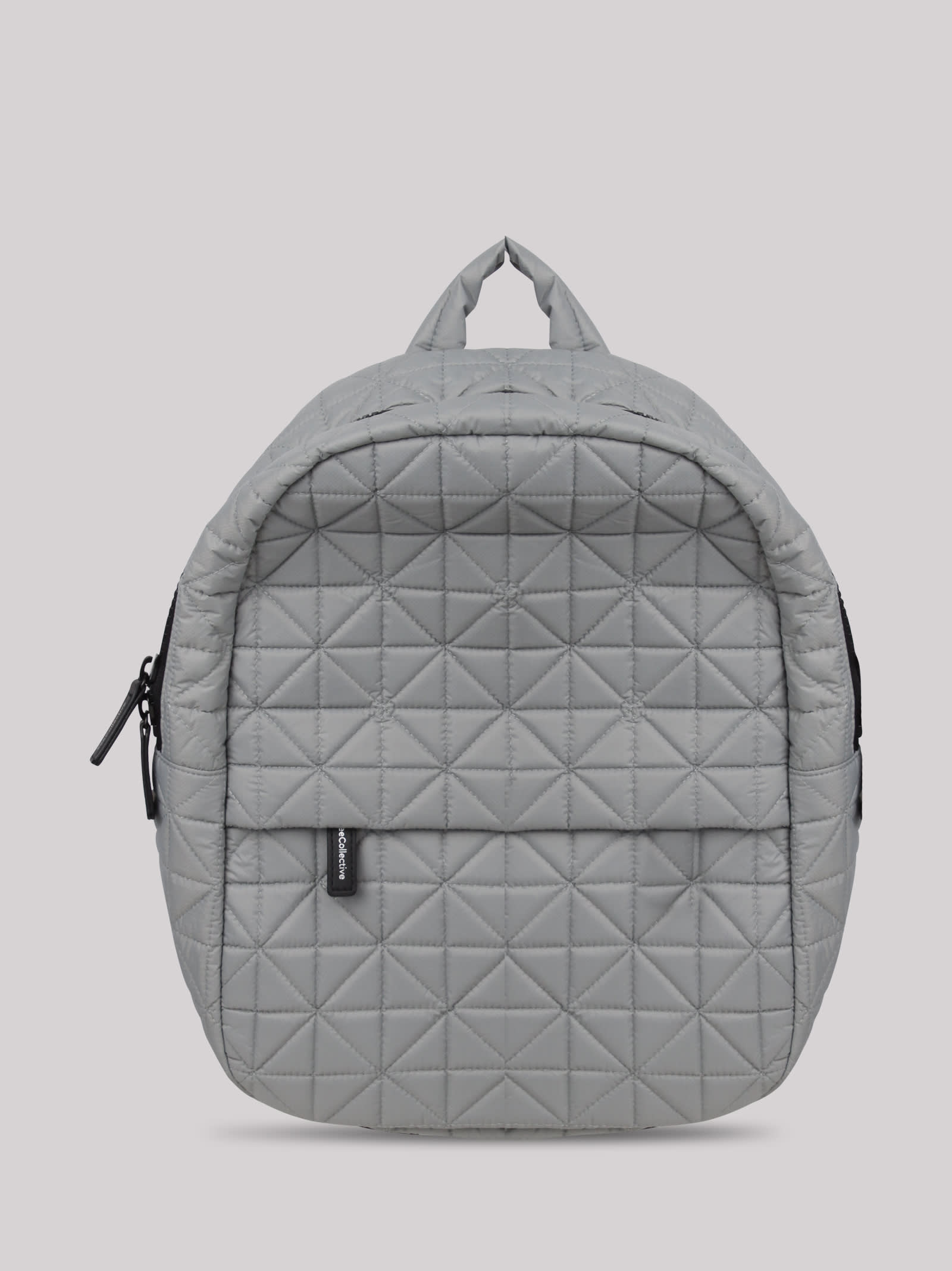 Vee Collective Quilted Leather-trim Backpack