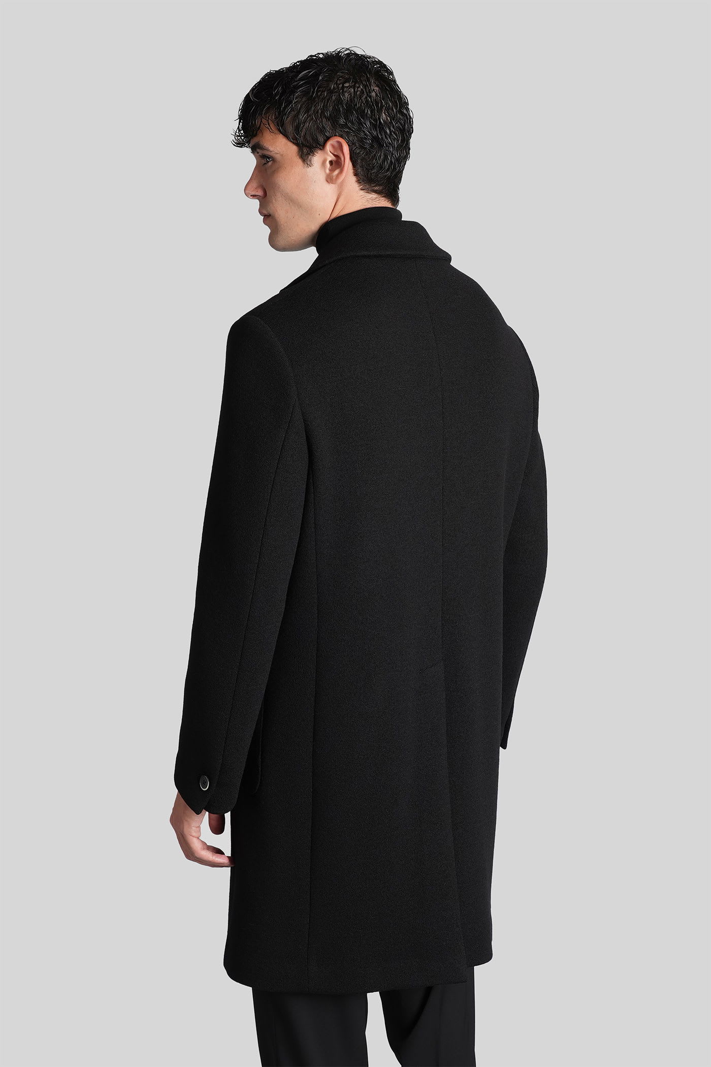 Barena Venezia Baron In Black Wool In Black