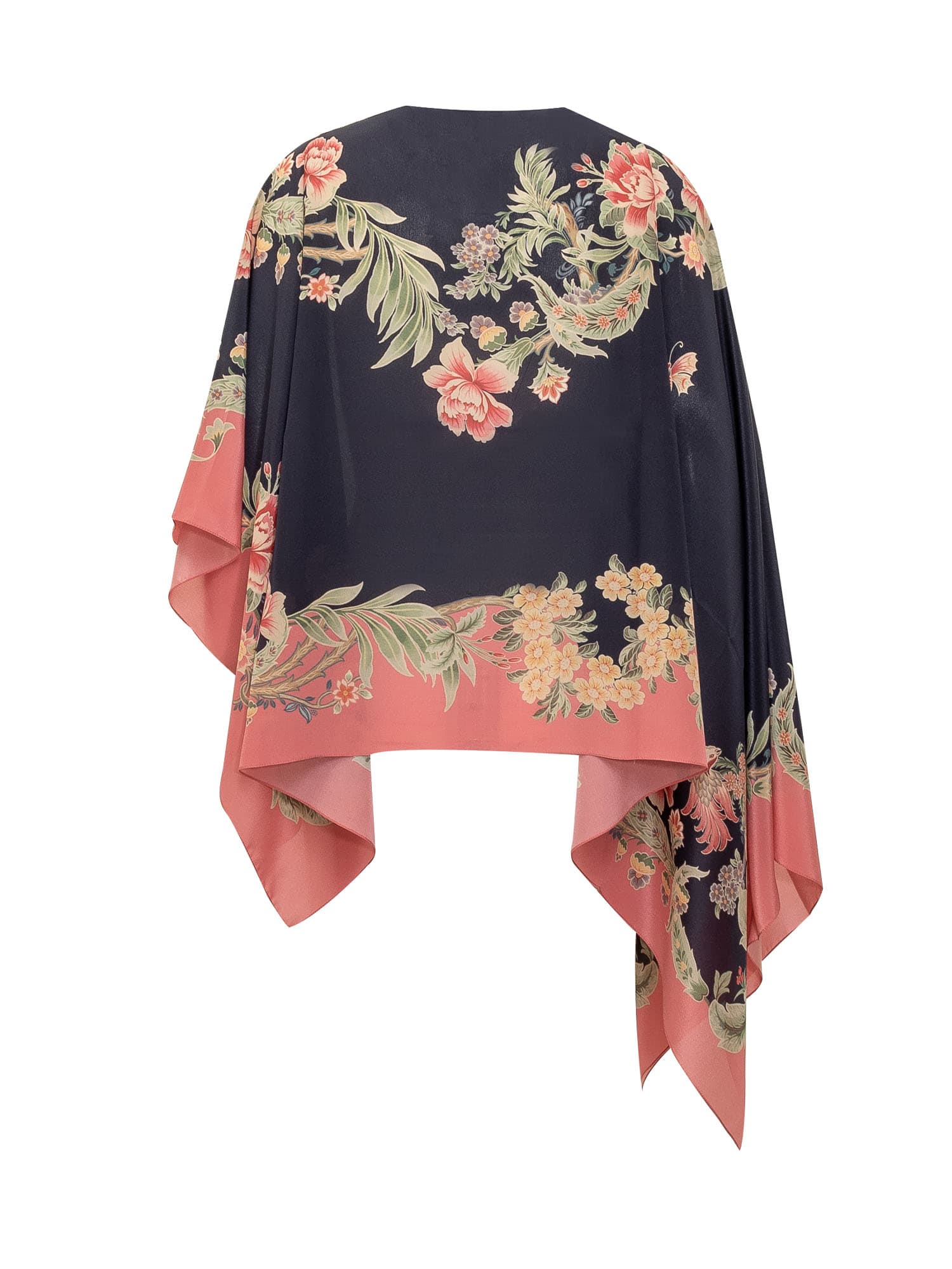 Shop Etro Paisley Shrug In Stampa Fdo Blu