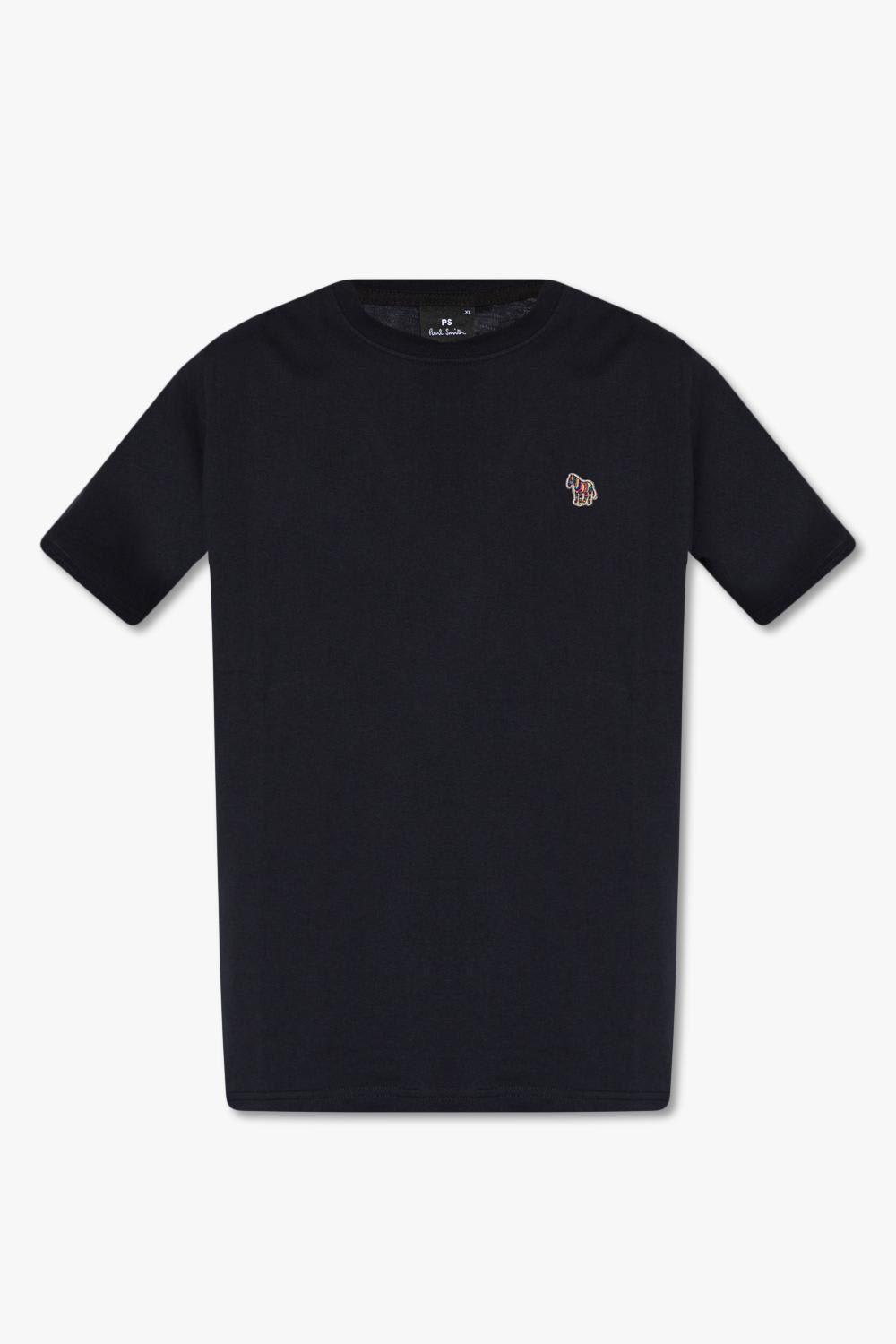 Paul Smith T-shirt With Patch In Black