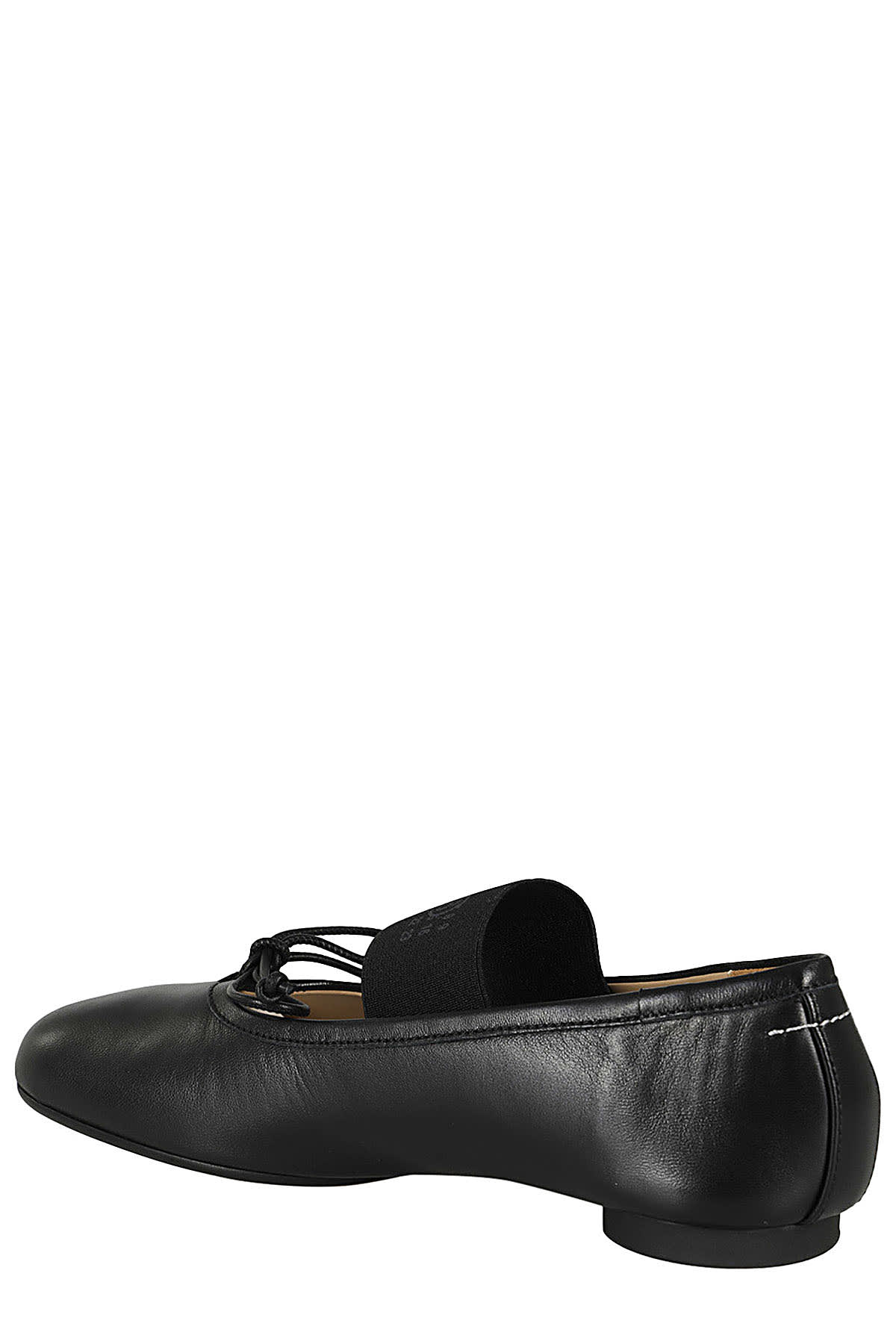 Shop Mm6 Maison Margiela Ballet Shoe In Black