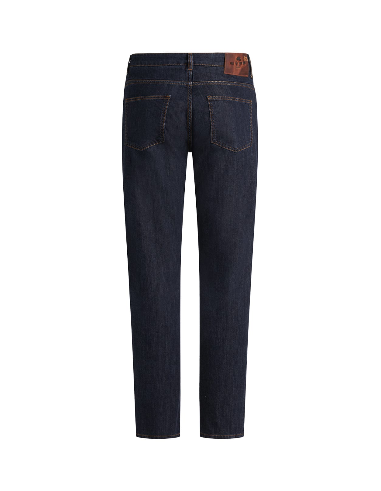 Shop Etro Regular Fit Jeans In Dark Blue Denim