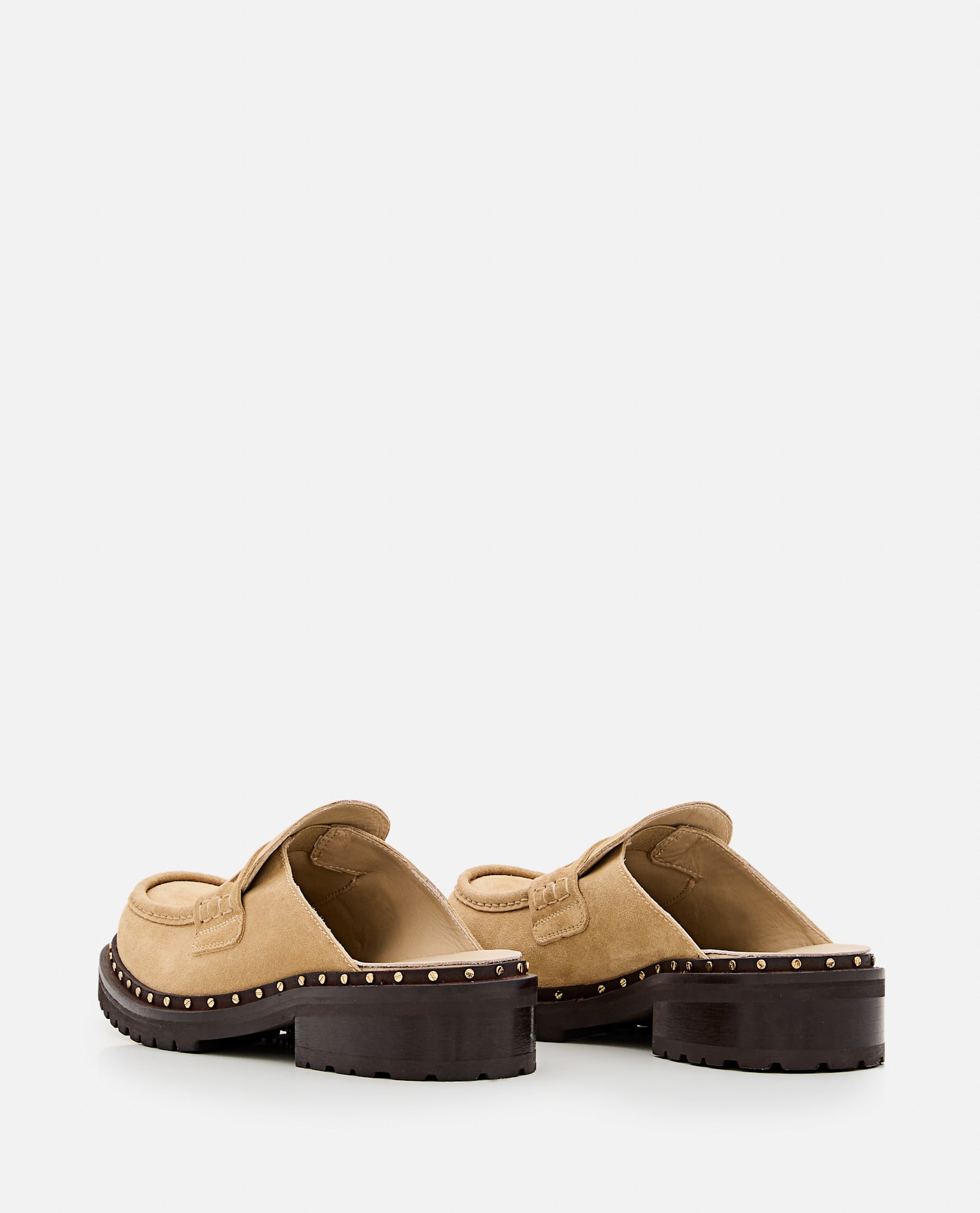 Golden Goose Jerry Rock Sabot Loafer In Beige