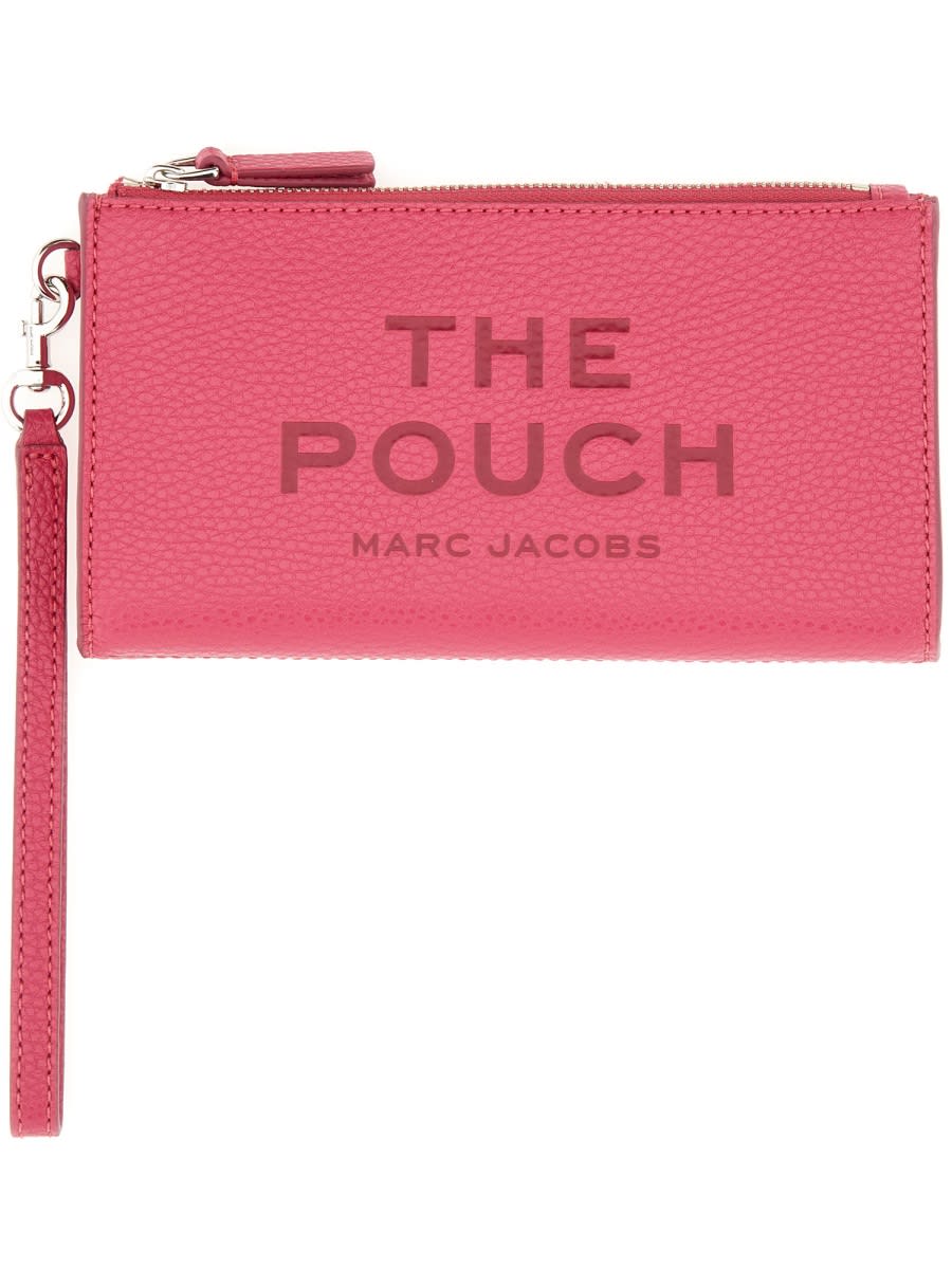 Marc Jacobs Leather Pouch In Pink