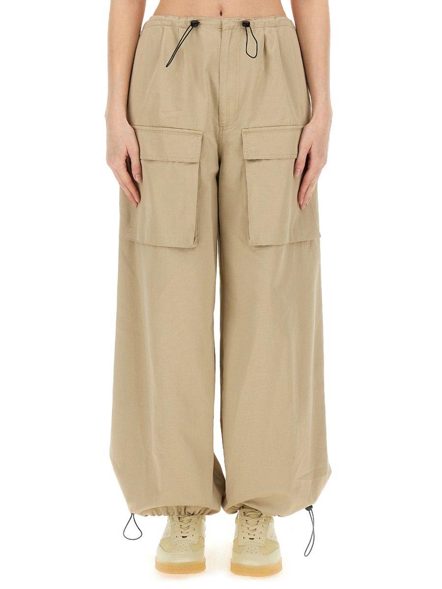 MM6 MAISON MARGIELA DRAWSTRING CARGO TROUSERS