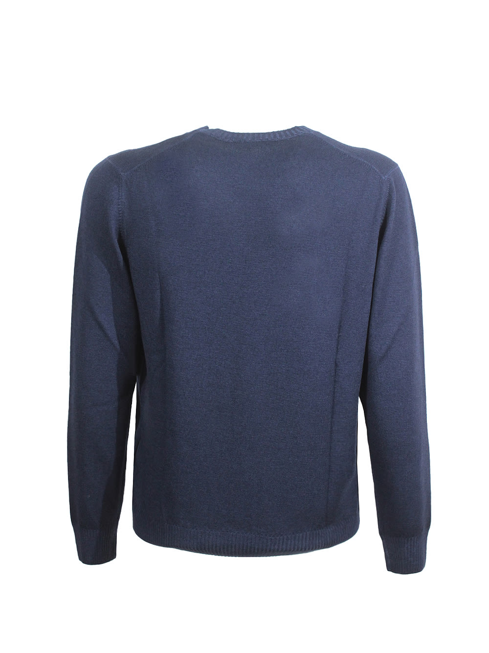 Shop Fay Crew-neck Sweater  In Blue