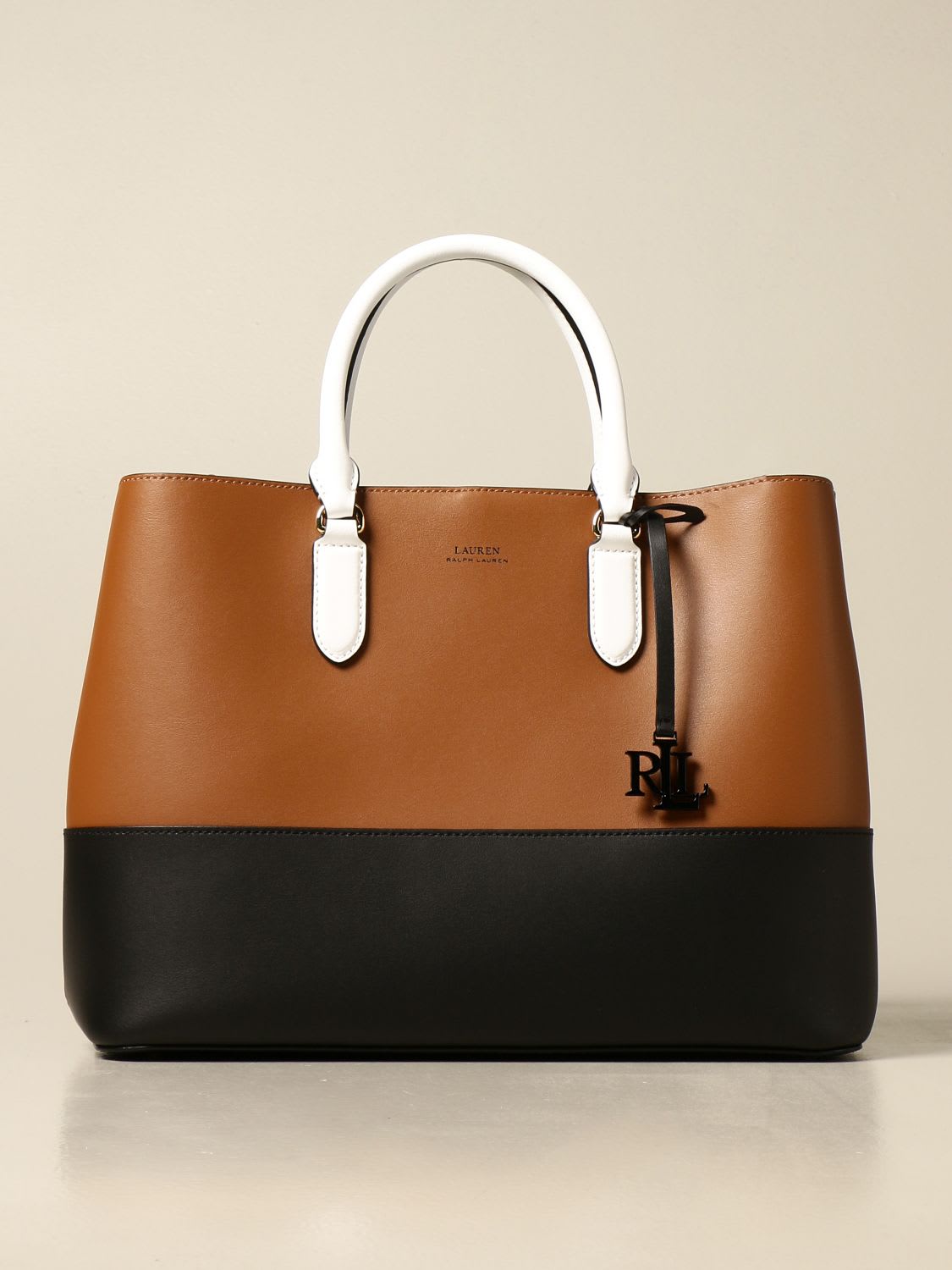 Lauren Ralph Lauren Tote Bags Lauren Ralph Lauren Handbag In Bicolor Leather
