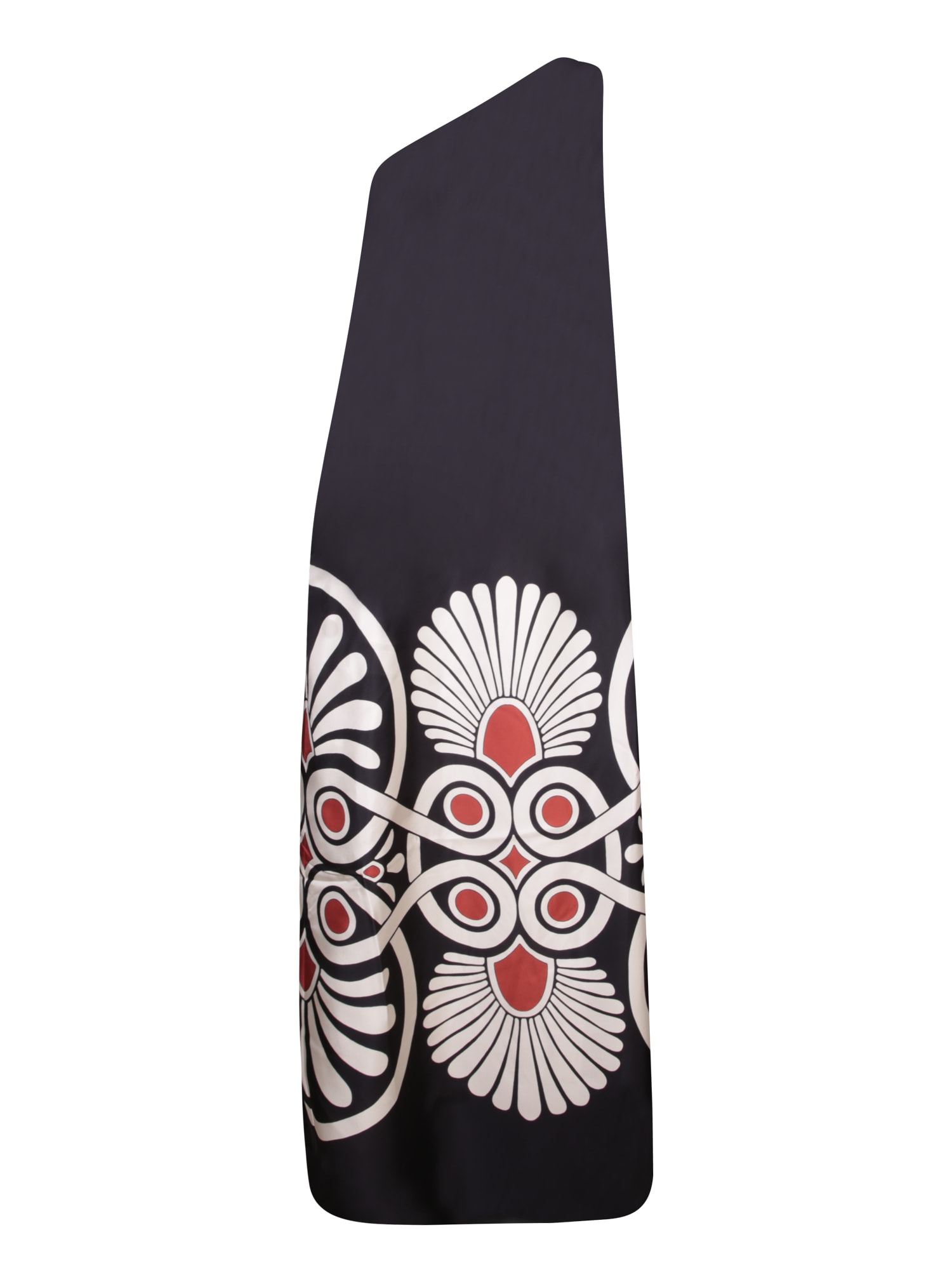 Shop La Doublej Black Medallion Silk Dress