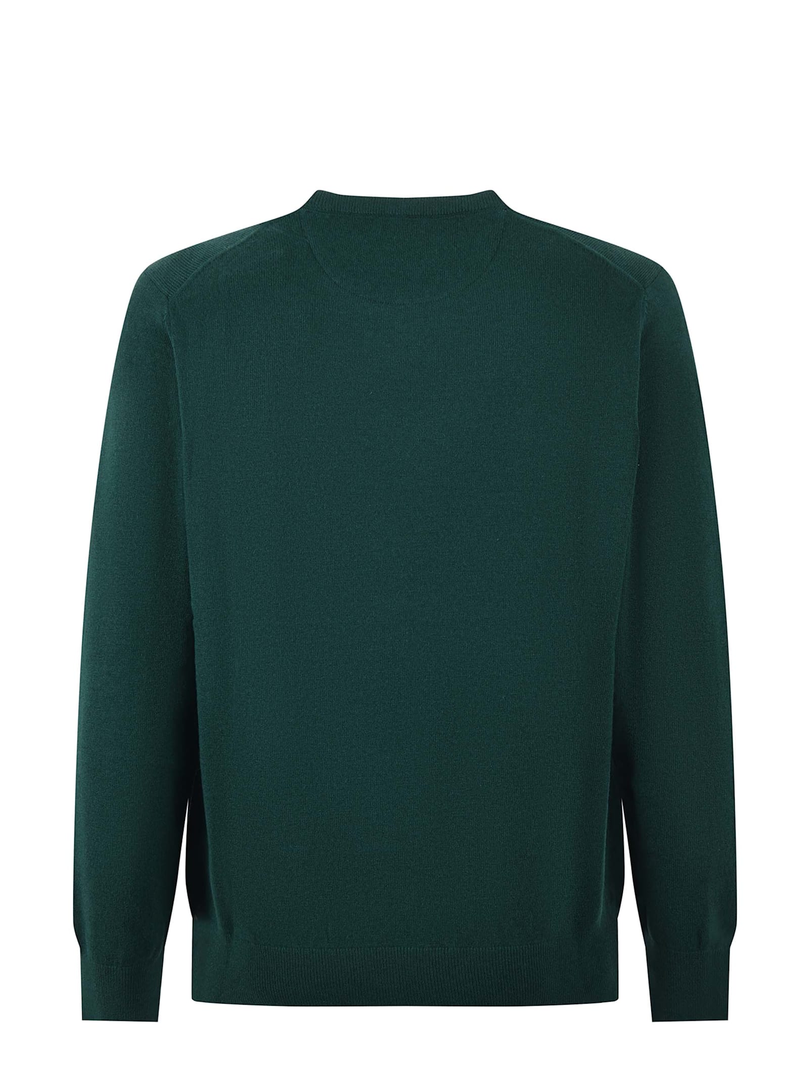 Shop Mc2 Saint Barth Sweater In Wool Blend In Verde Inglese