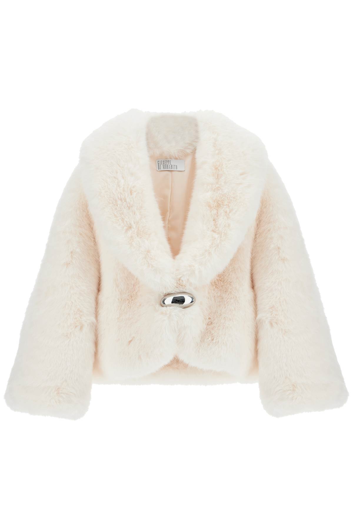 GIUSEPPE DI MORABITO SHORT FAUX FUR JACKET 