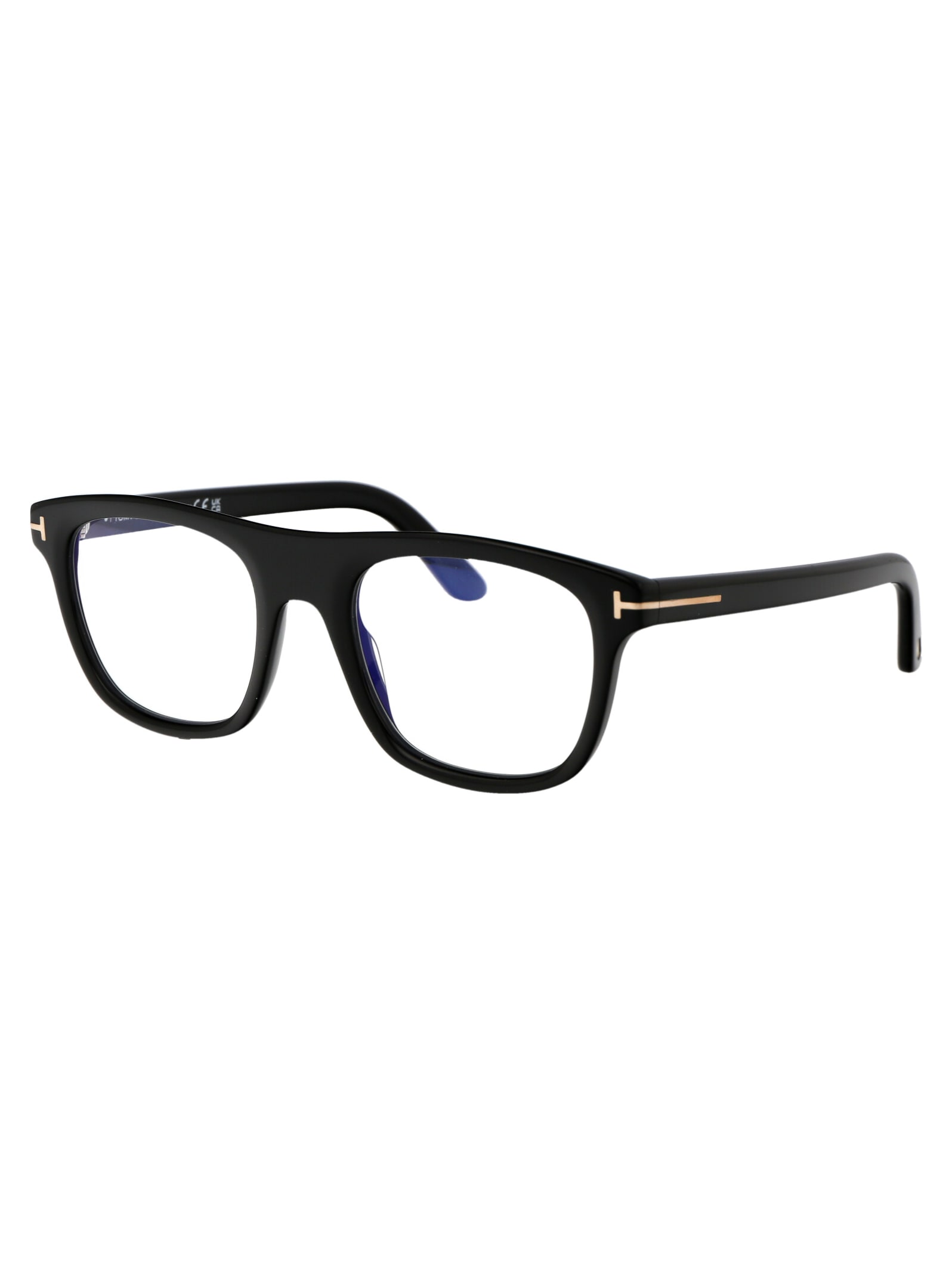 Tom Ford Ft5939-b Glasses In 001 Nero Lucido