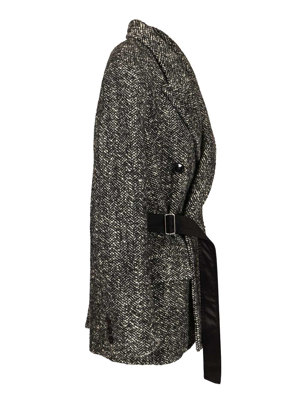 Isabel Marant Ezzia Short Coat In Black