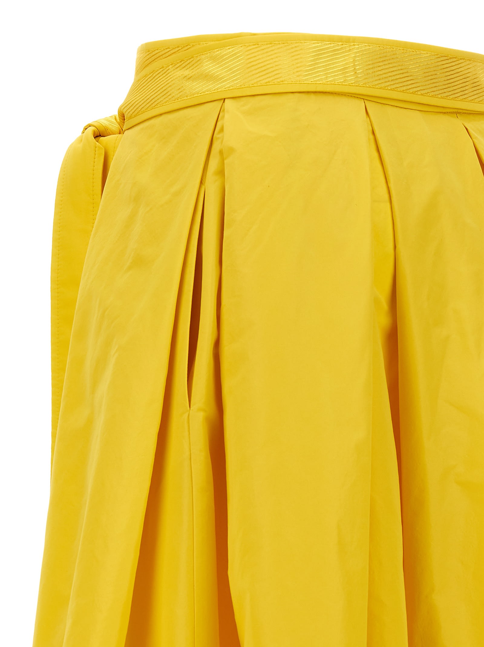 Shop Pinko Nocepesca Skirt In Yellow