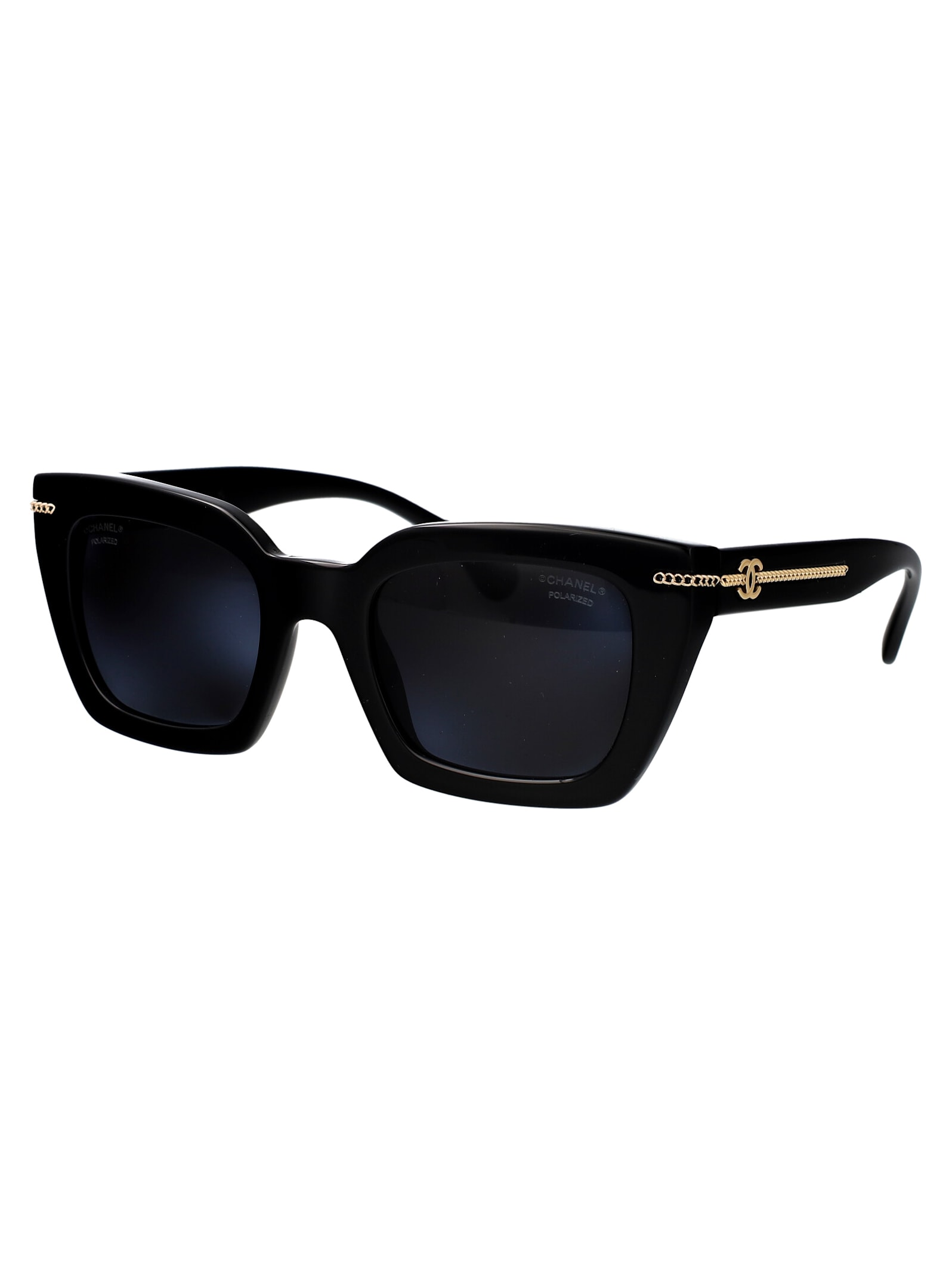 Pre-owned Chanel 0ch5509 Sunglasses In C622t8 Black