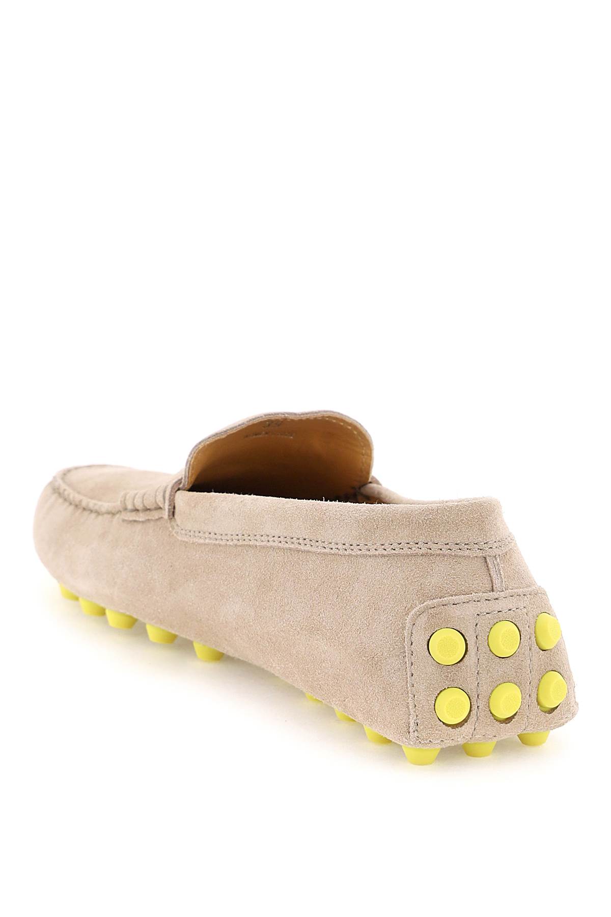 Shop Tod's Gommino Slip-on Driving Shoes In Pink