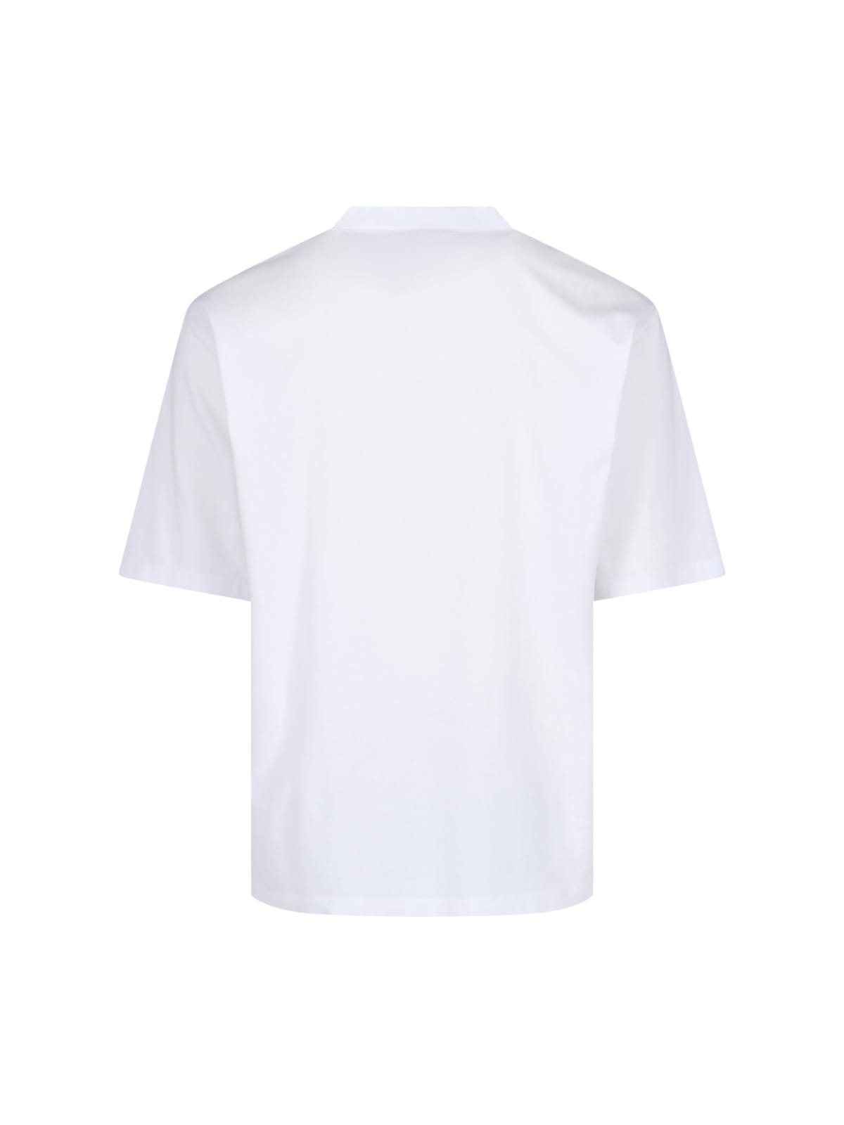Dsquared2 Graphic Print Crew Neck Short Sleeve T-shirt In White