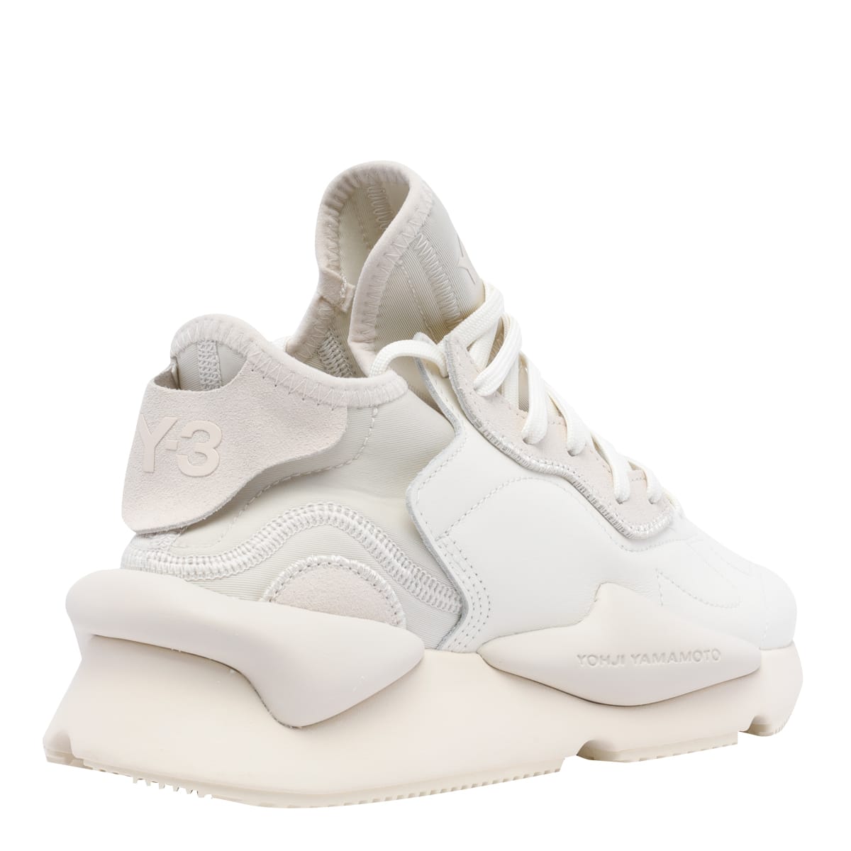 Shop Y-3 Kaiwa Sneakers In White