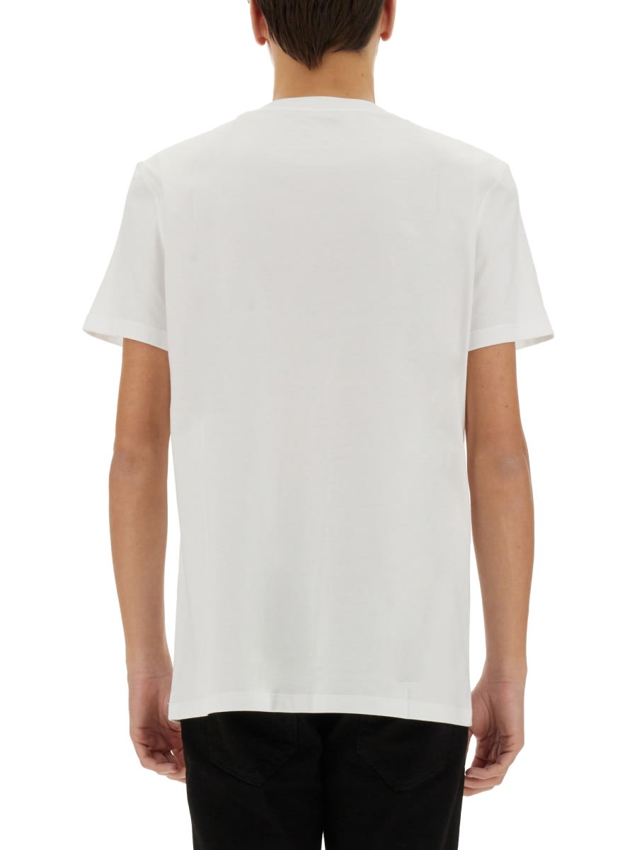Shop Balmain T-shirt With Logo In White