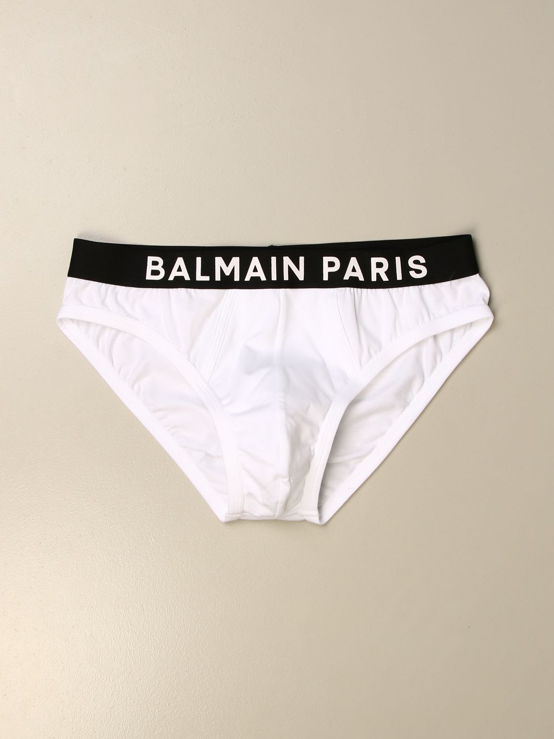 Balmain Underwear Balmain Jersey Briefs With Logo