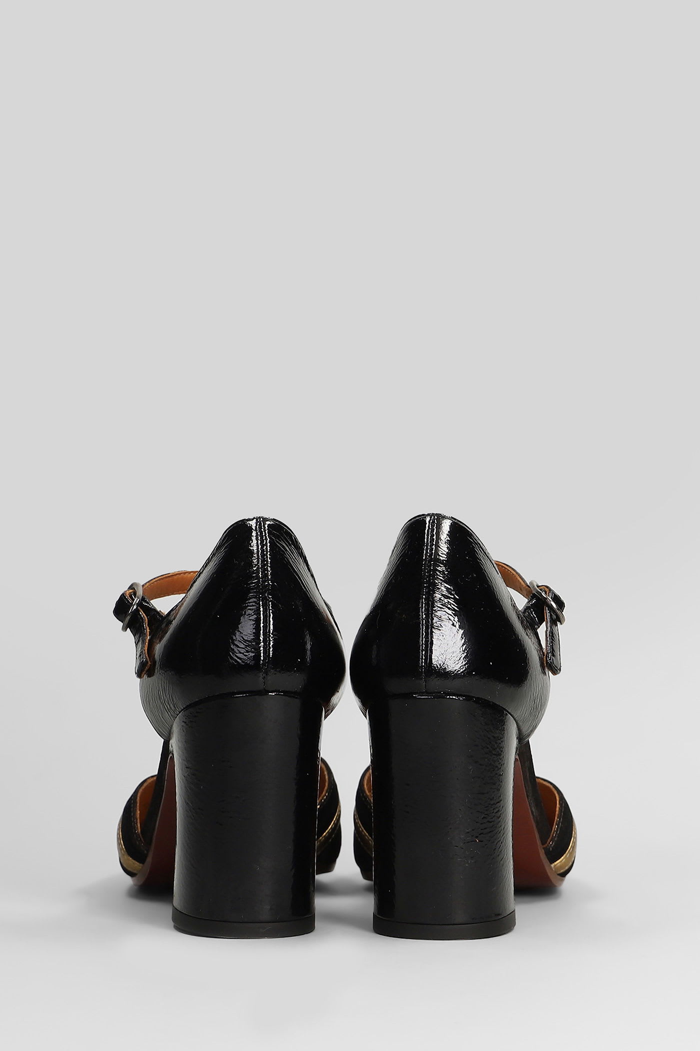 Chie Mihara 65mm Merman Leather Ankle-strap Pumps In Black