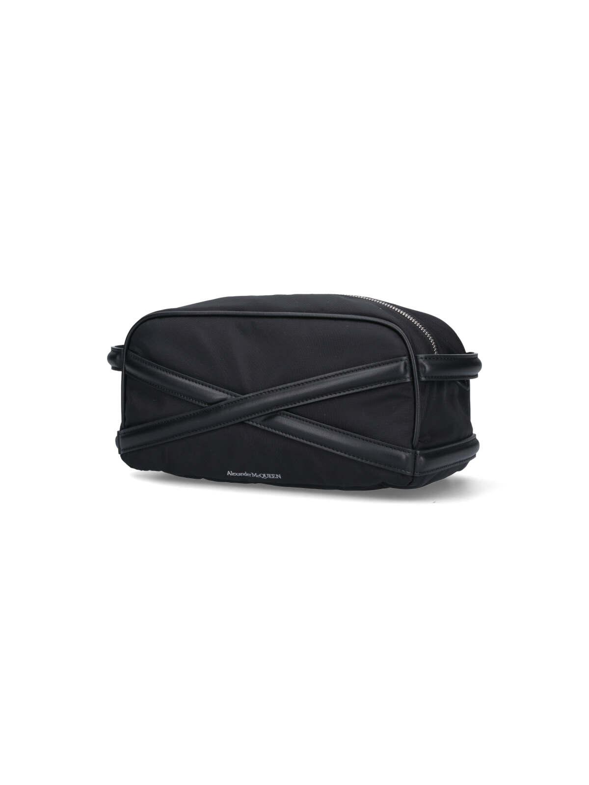Alexander Mcqueen Beauty Case With Logo In Black