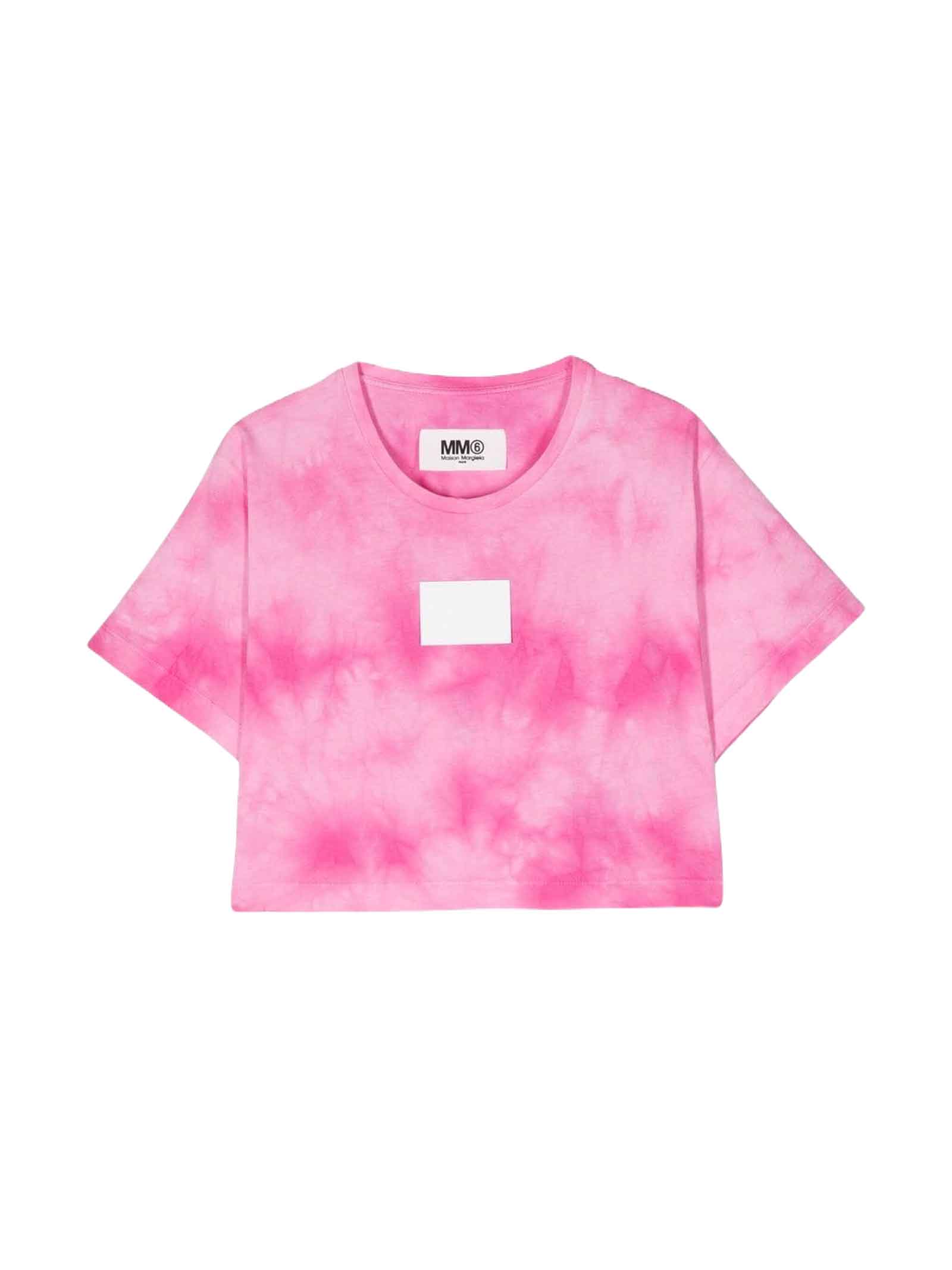 Mm6 Maison Margiela Kids' T-shirt  Kinder Farbe Pink