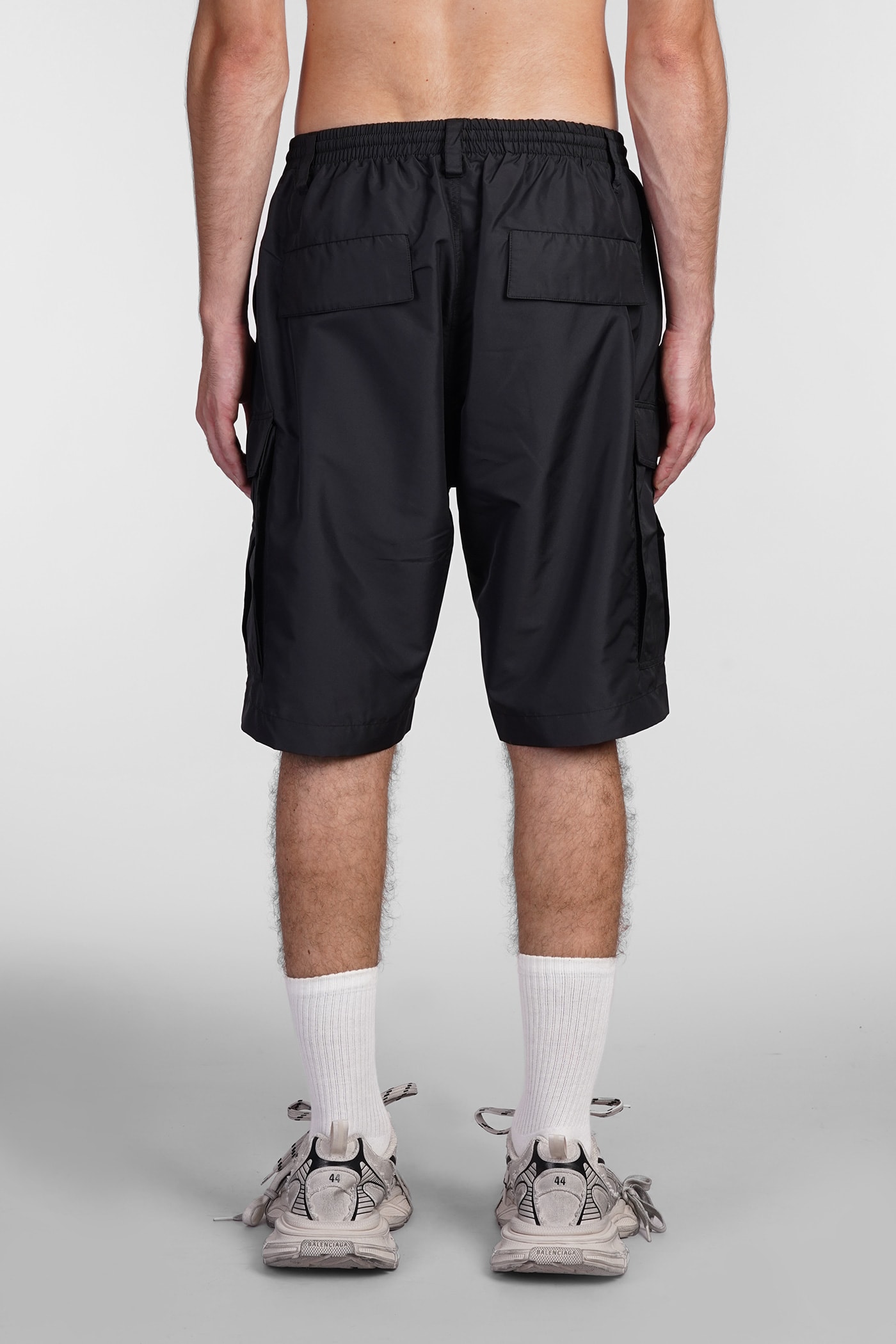 Balenciaga Shorts In Black Polyester In Black