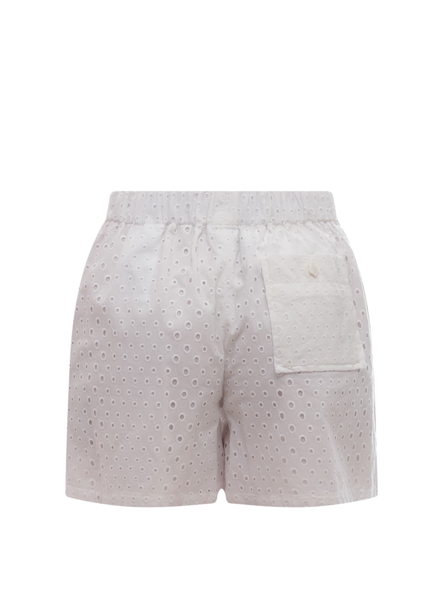 Shop Kenzo Shorts In Off White