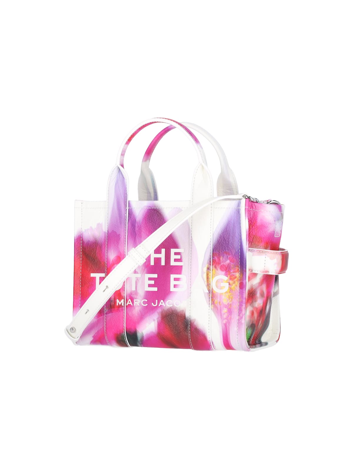 Shop Marc Jacobs The Future Floral Tote Bag Mini Bag In White