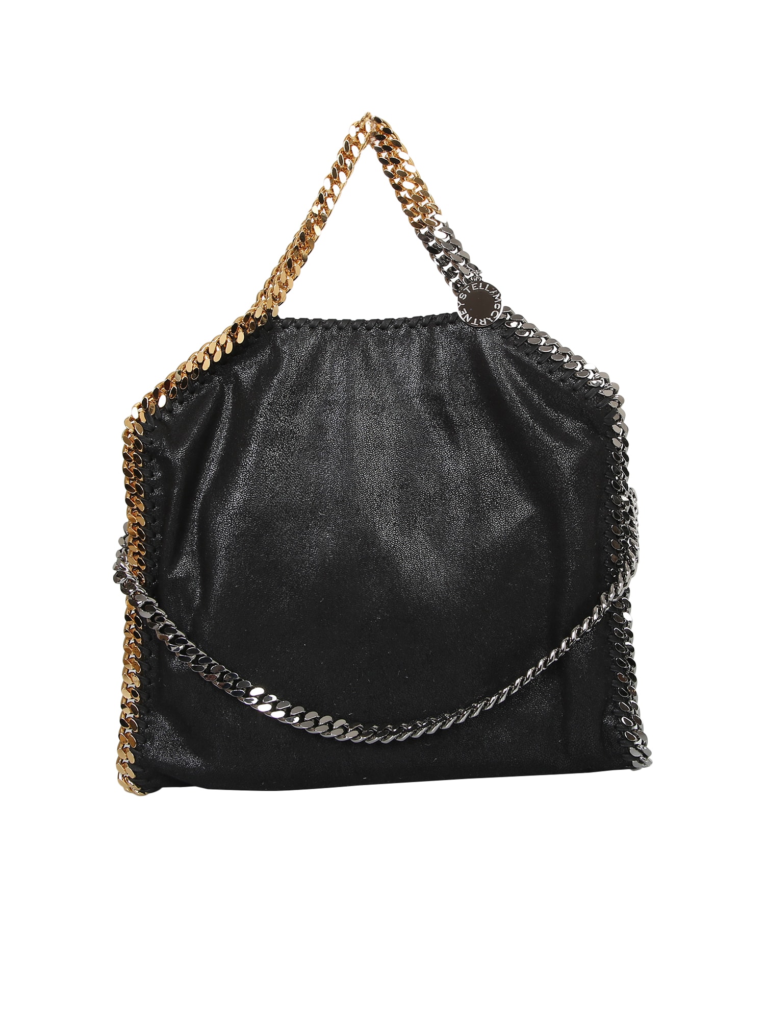 Shop Stella Mccartney Falabella Tote Bag In Black