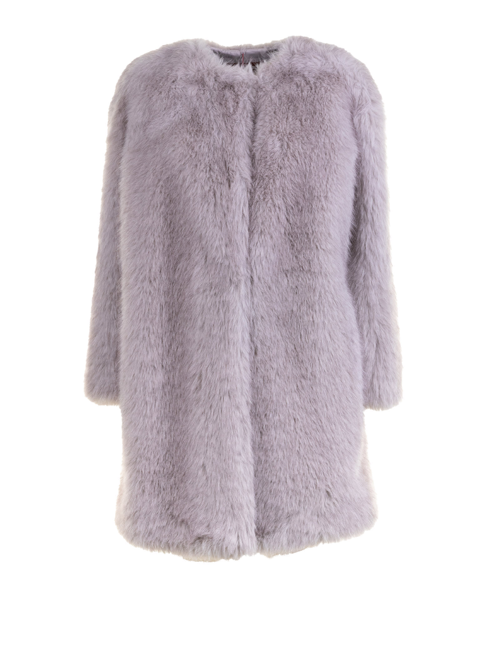 Max Mara Studio Coats Grey In Gray
