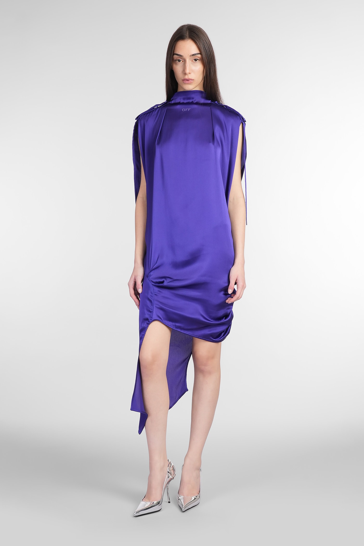 Dress Woman In Viola Acetate