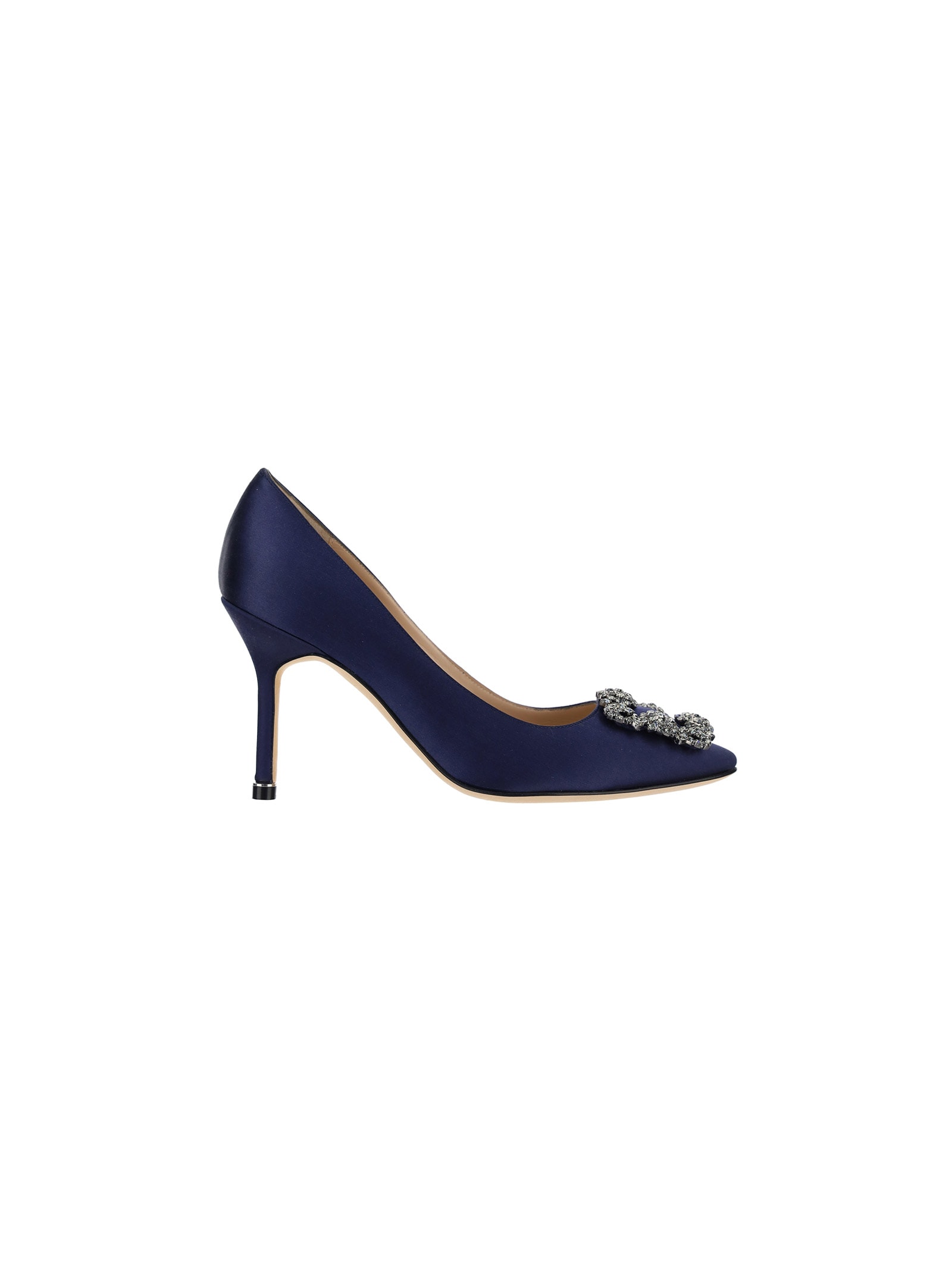 Manolo Blahnik Hangisi Pumps In Blue | ModeSens