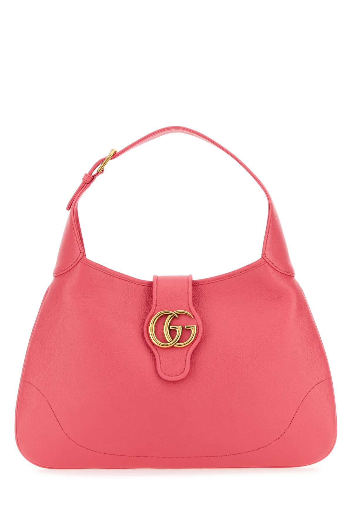 Shop Gucci Fuchsia Leather Aphrodite Shoulder Bag In Rhodaminepink