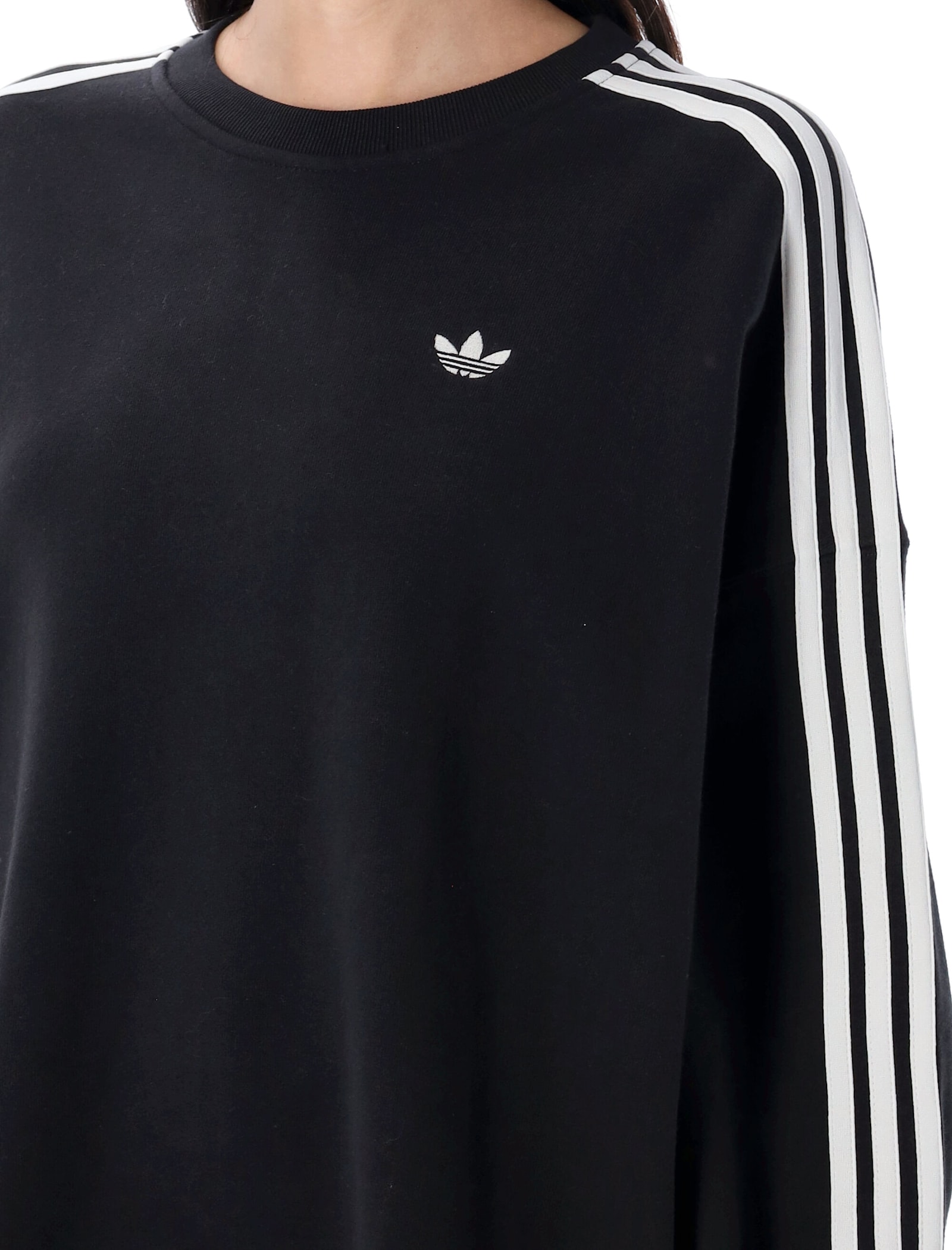 Adidas Originals Oversized Sweatshirt In Black