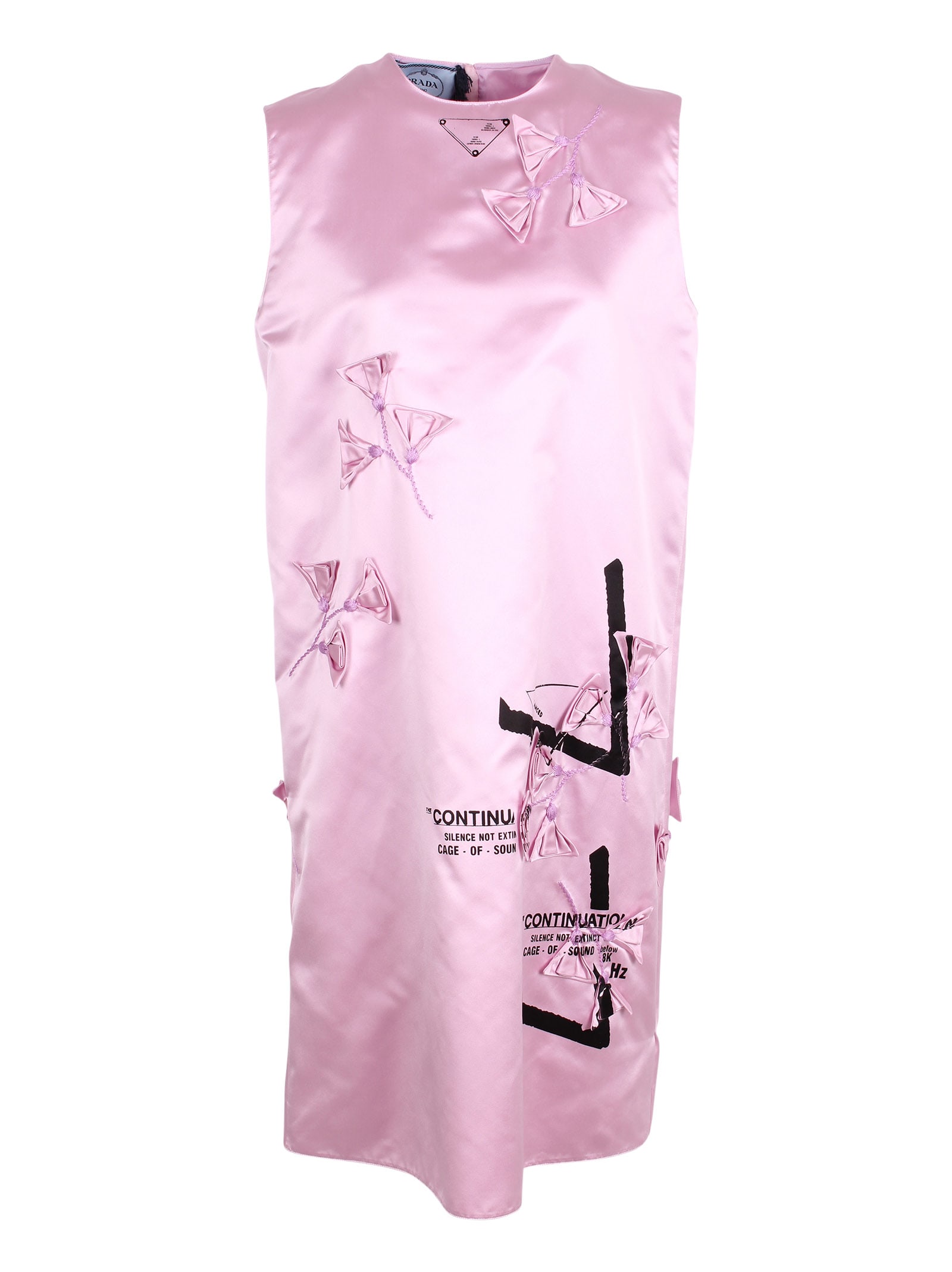 Prada Silk Dress In Pink
